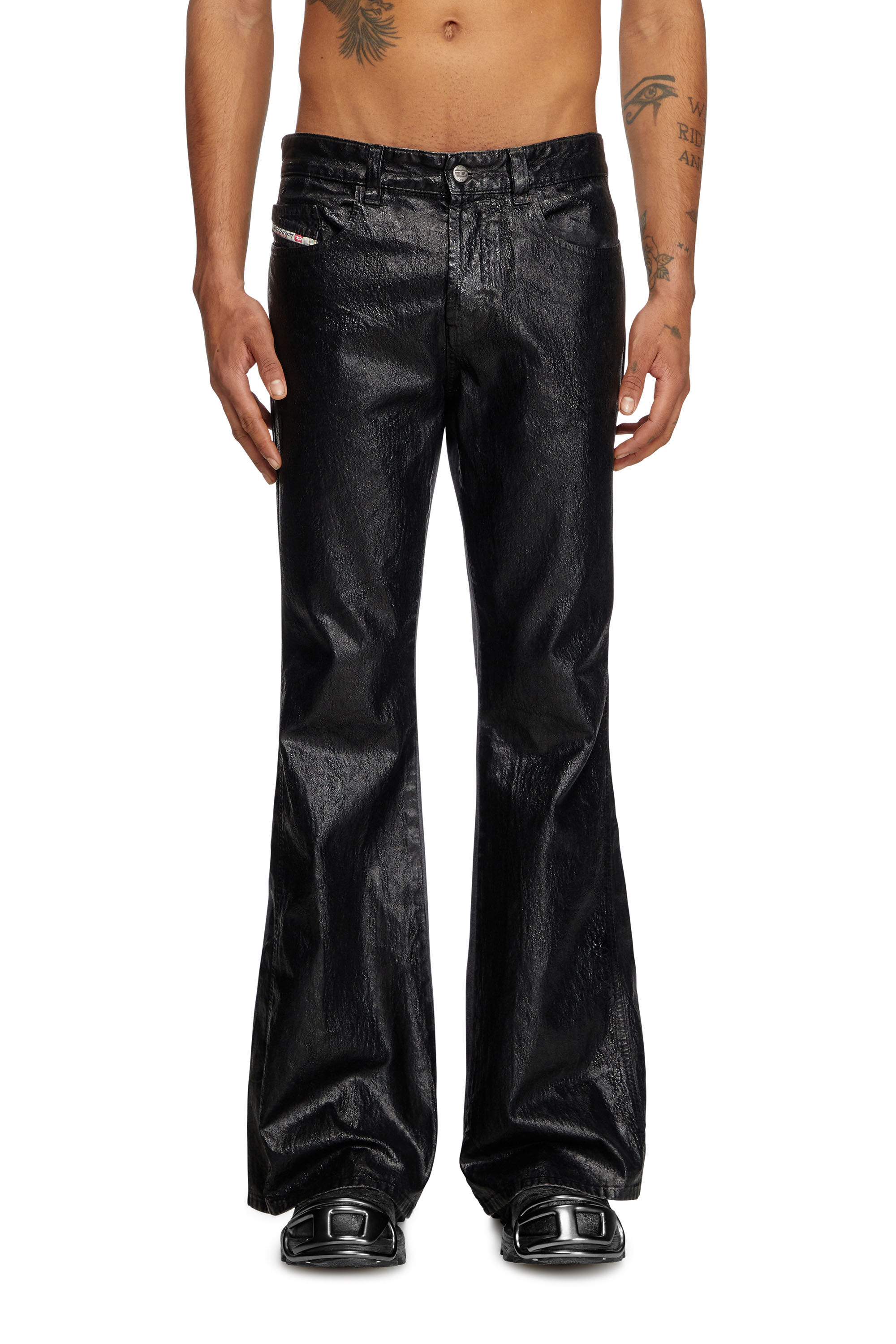 Diesel - Unisex Bootcut Jeans 1998 D-Buck 0DBCV, Schwarz/Dunkelgrau - 3