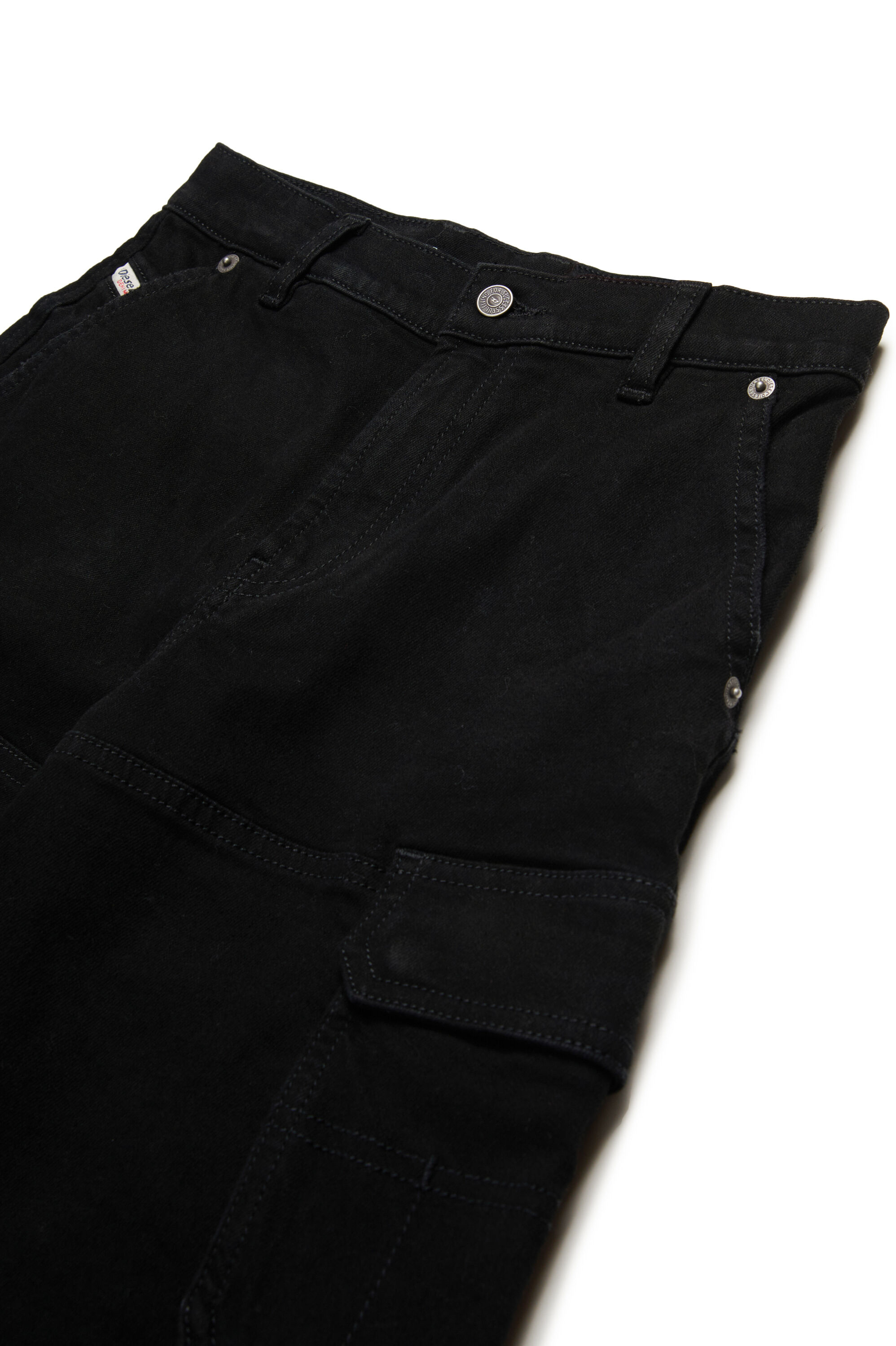 Diesel - PFISH-CARGO-SH-J, Herren Cargoshorts aus Denim in Schwarz - 3