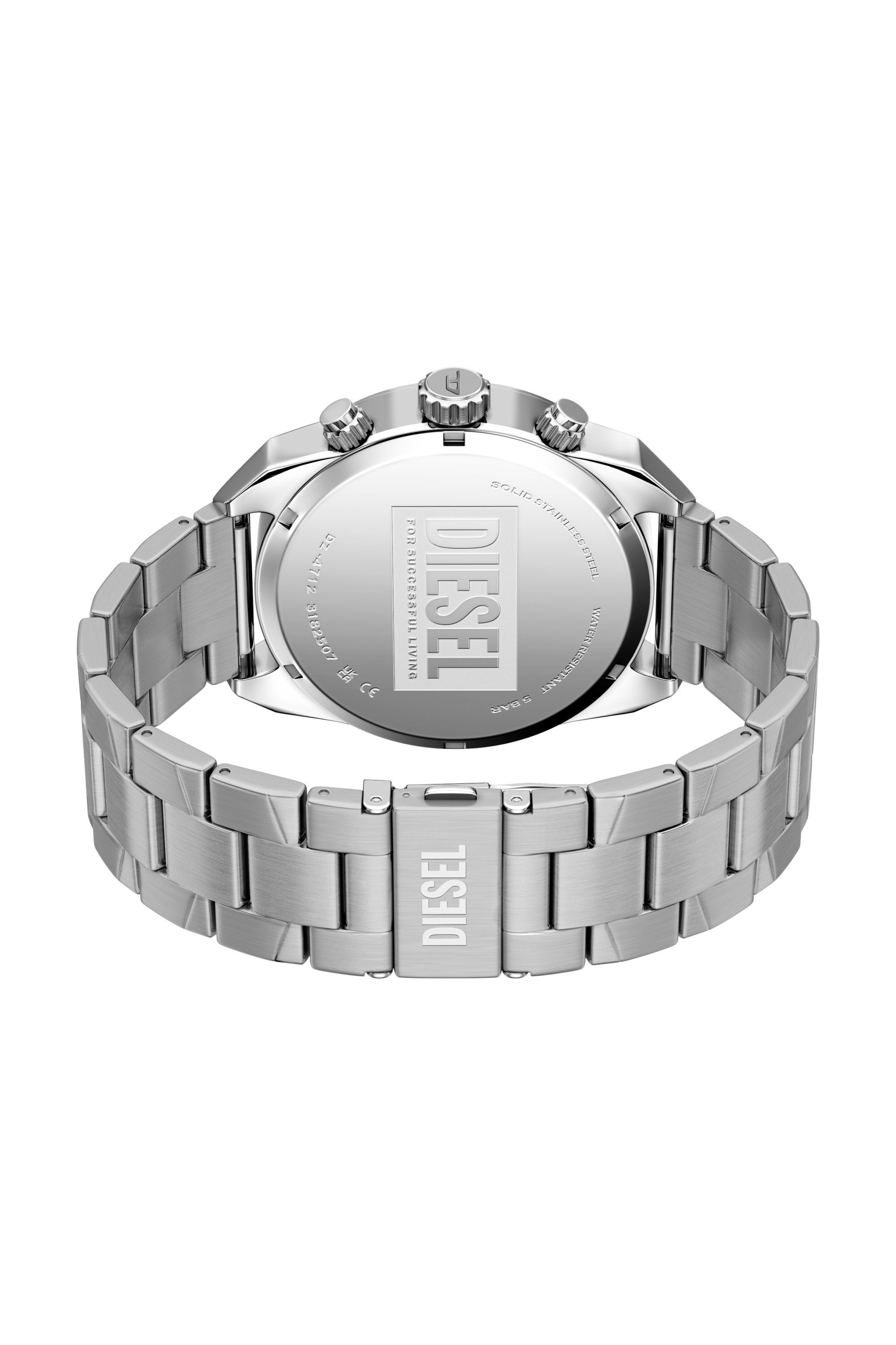 Diesel - DZ4712 WATCH, Herren Spiked Edelstahl-Uhr in Silber - 5