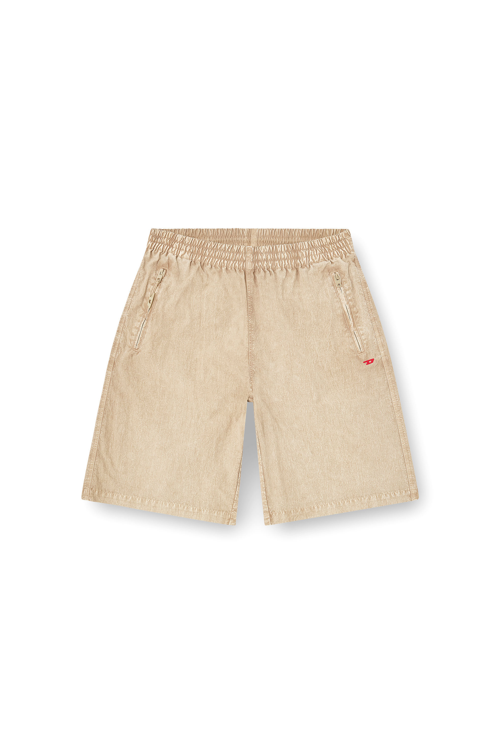 Diesel - P-THECK-SHORT-PLBH, Herren Behandelte Nylon-Shorts in Beige - 2