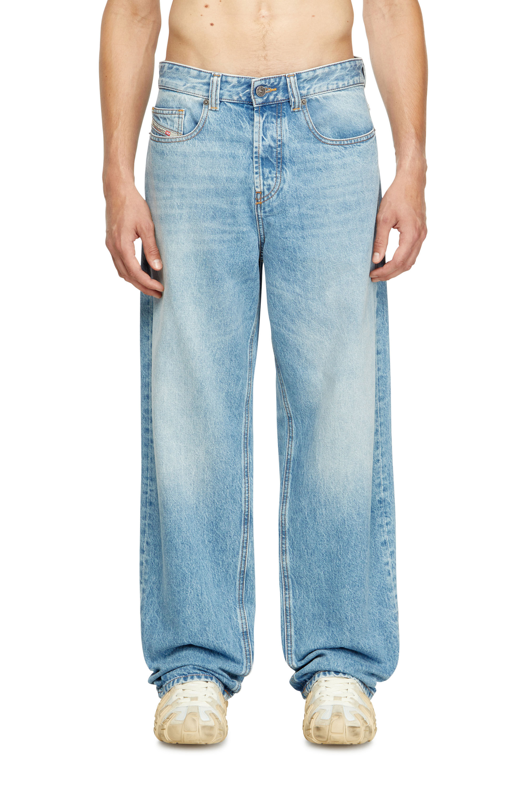 Diesel - Herren Relaxed Jeans 2001 D-Macro 09I29, Hellblau - 3