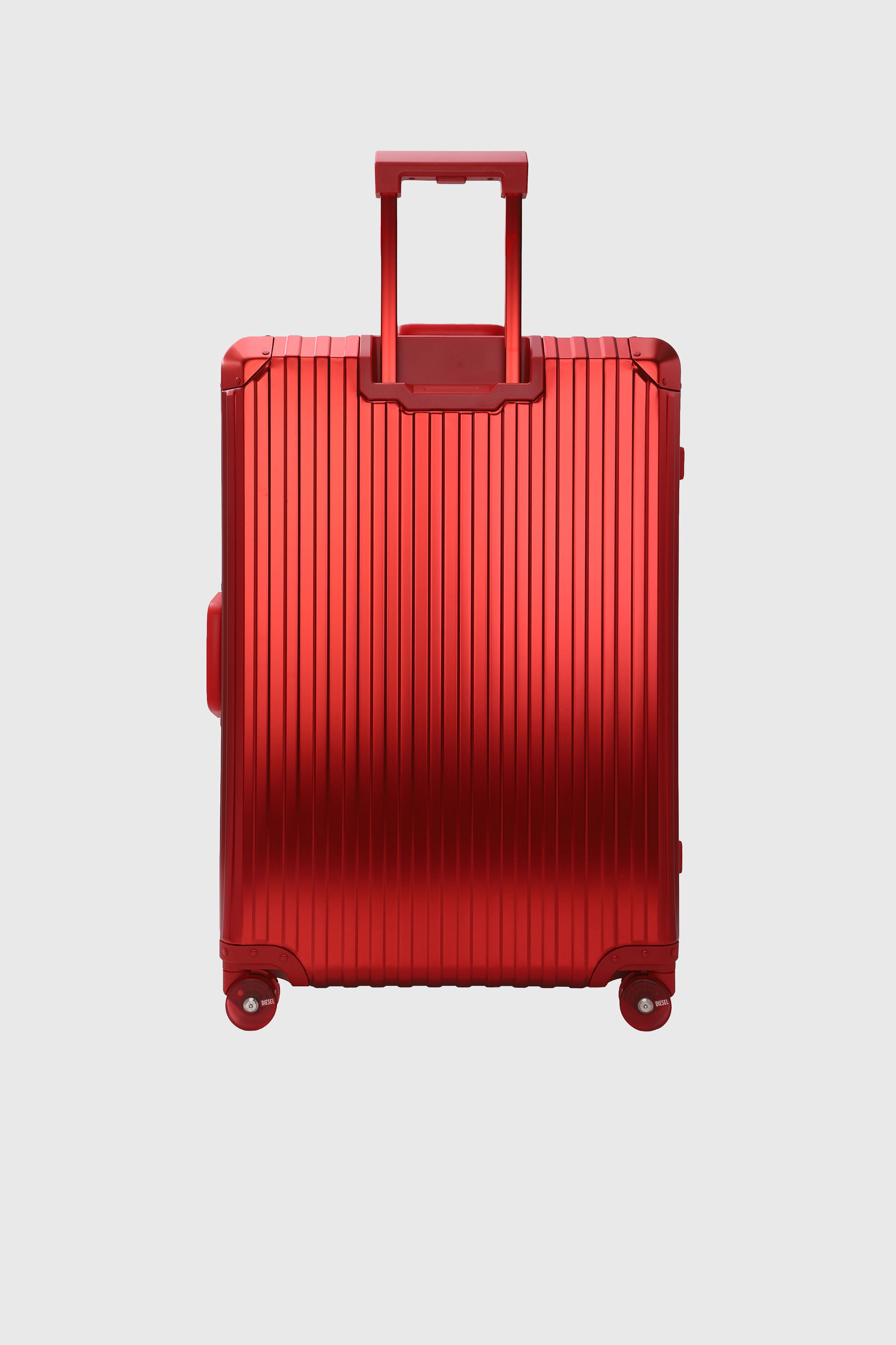 Diesel - DIESEL ALUMINUM TROLLEY- DSL002, Unisex Koffer aus Aluminium Gr&ouml;&szlig;e L in Rot - 2