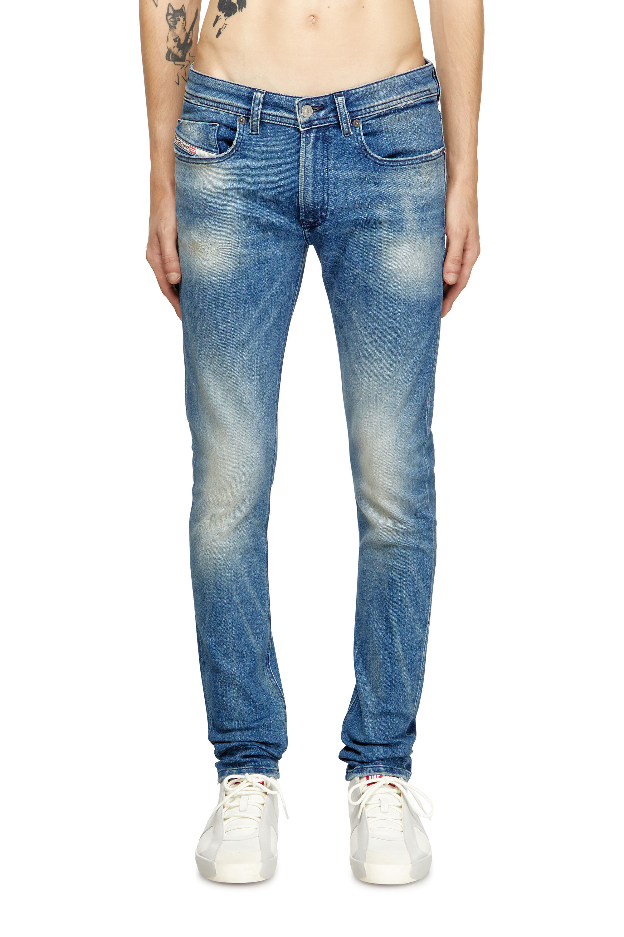 Diesel - Herren Skinny Jeans 1979 Sleenker 0DBDR, Mittelblau - 3