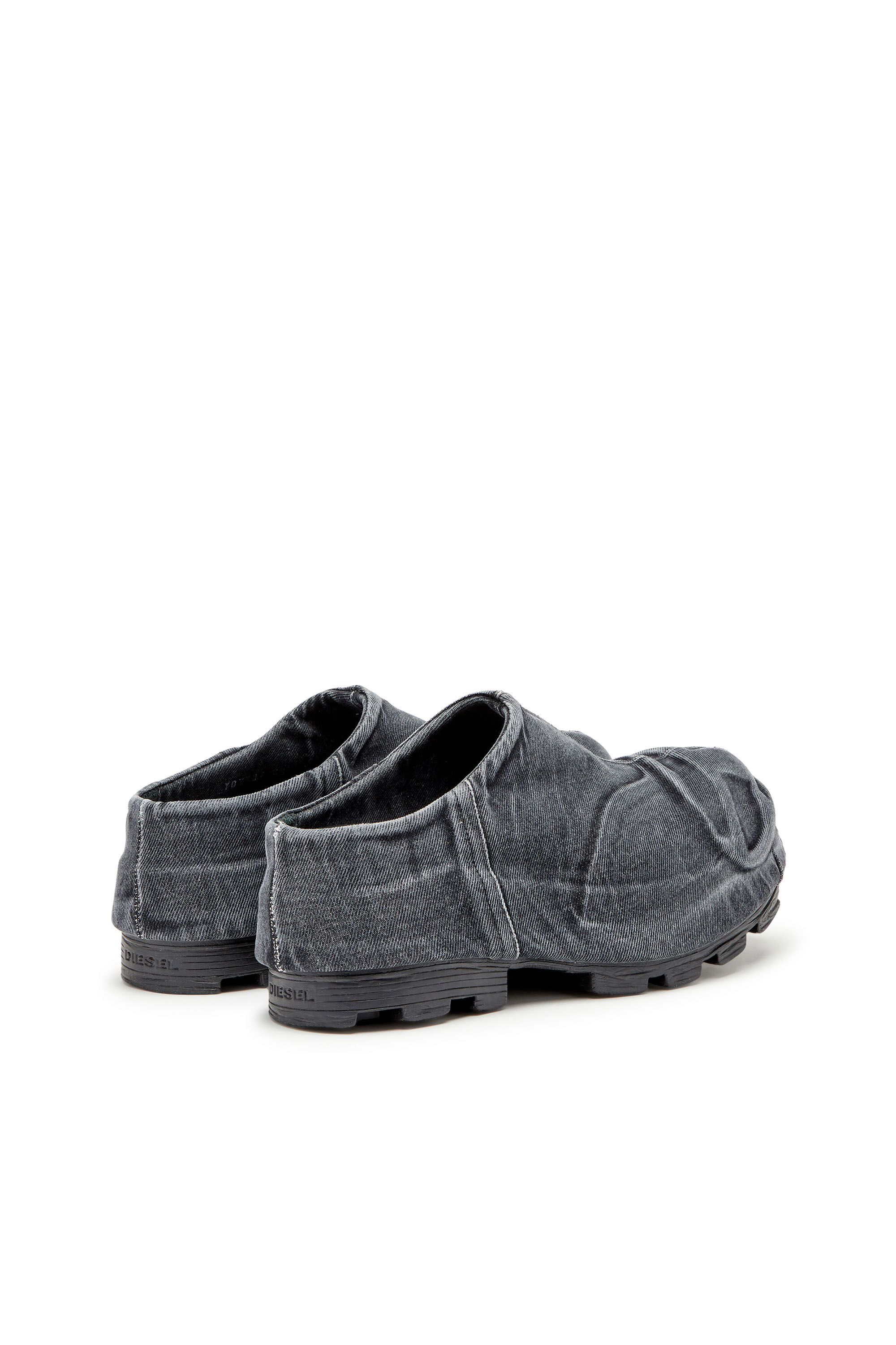 Herren D-Hammer-Low Cut-Stiefel aus Denim mit Oval D
