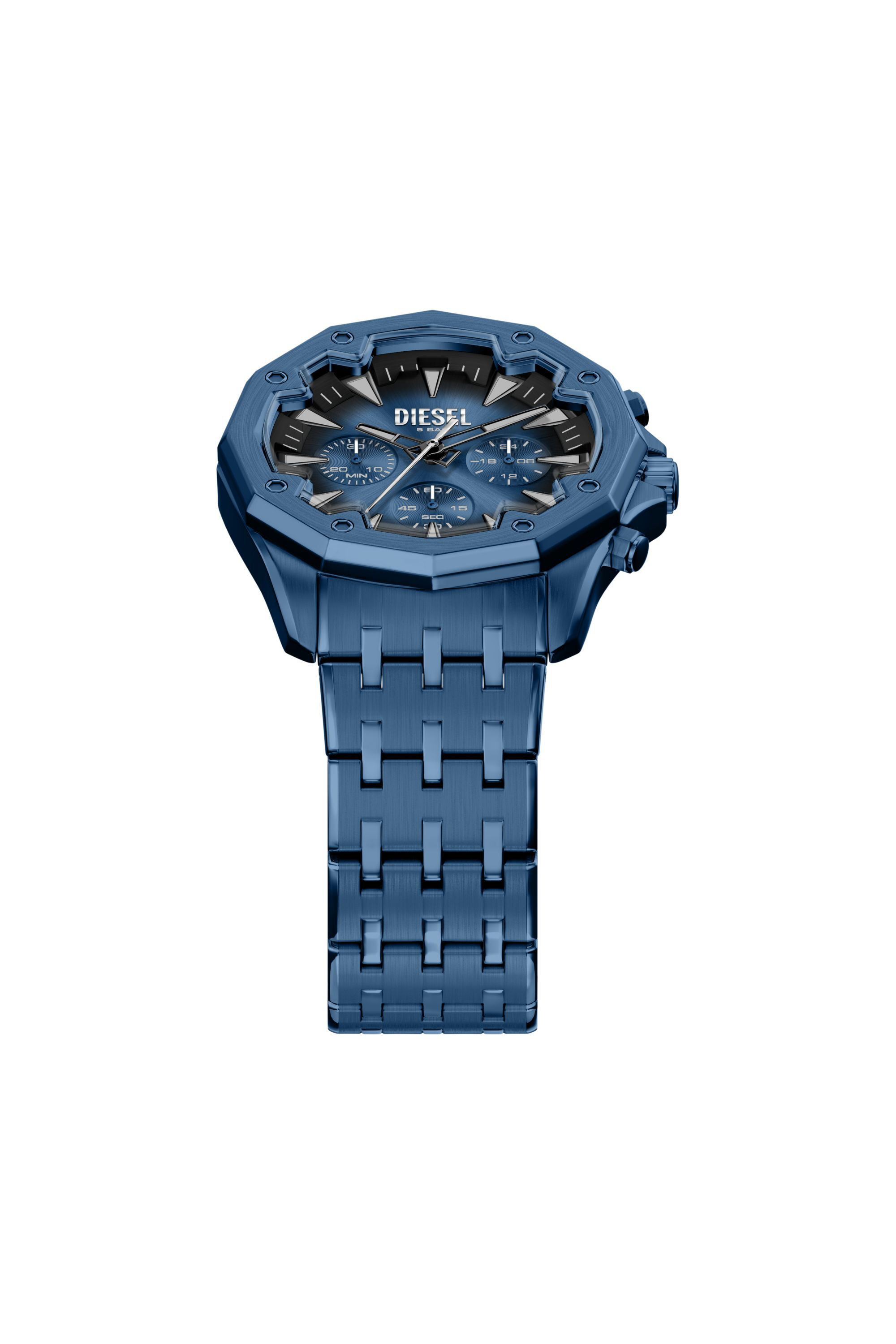 Diesel - DZ4705 WATCH, Herren Stinger Uhr aus blauem Edelstahl in Blau - 4