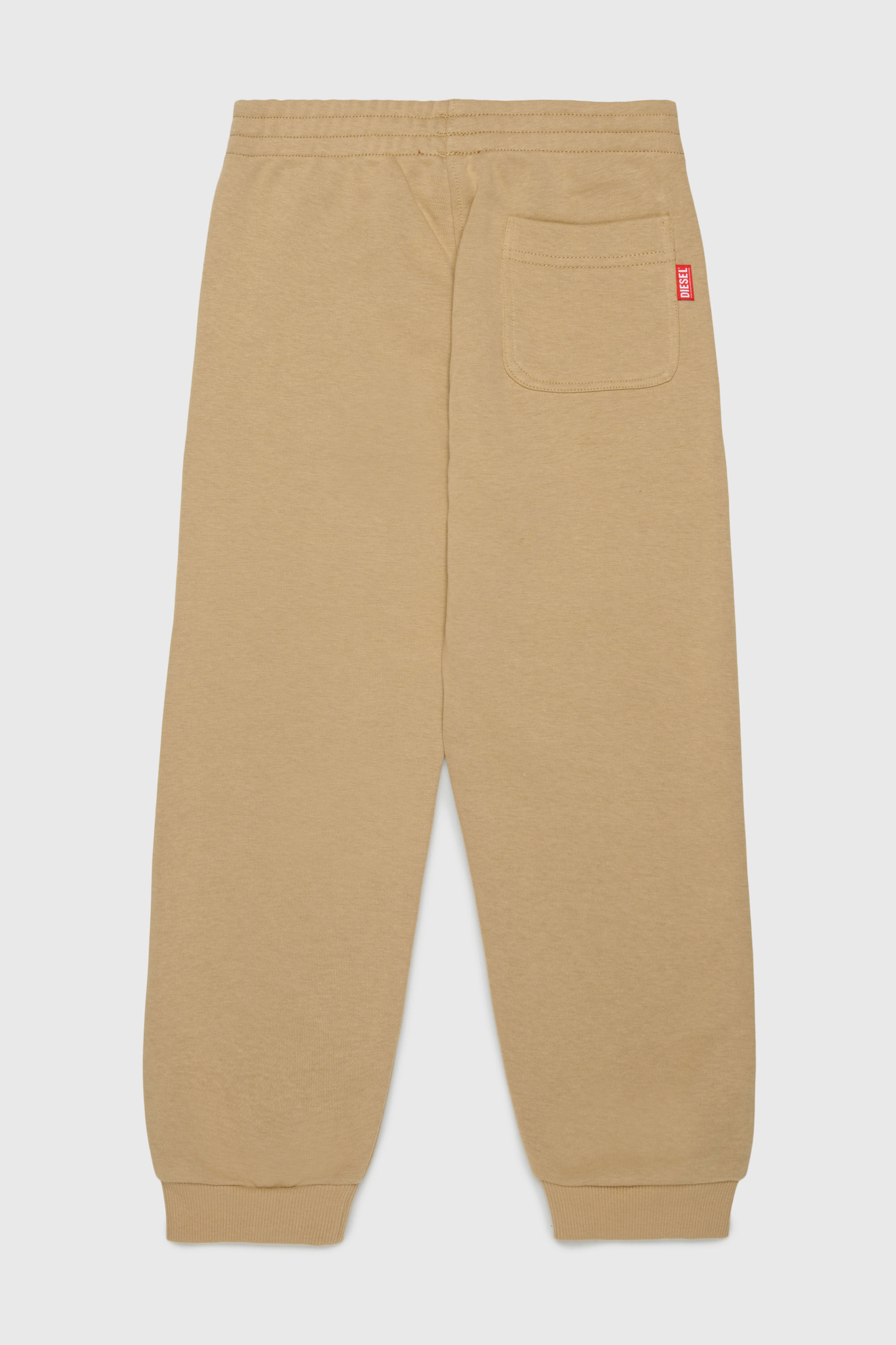 Diesel - PRES, Herren Sweatpants mit abgeschnittenem Logo-Print in Braun - 2