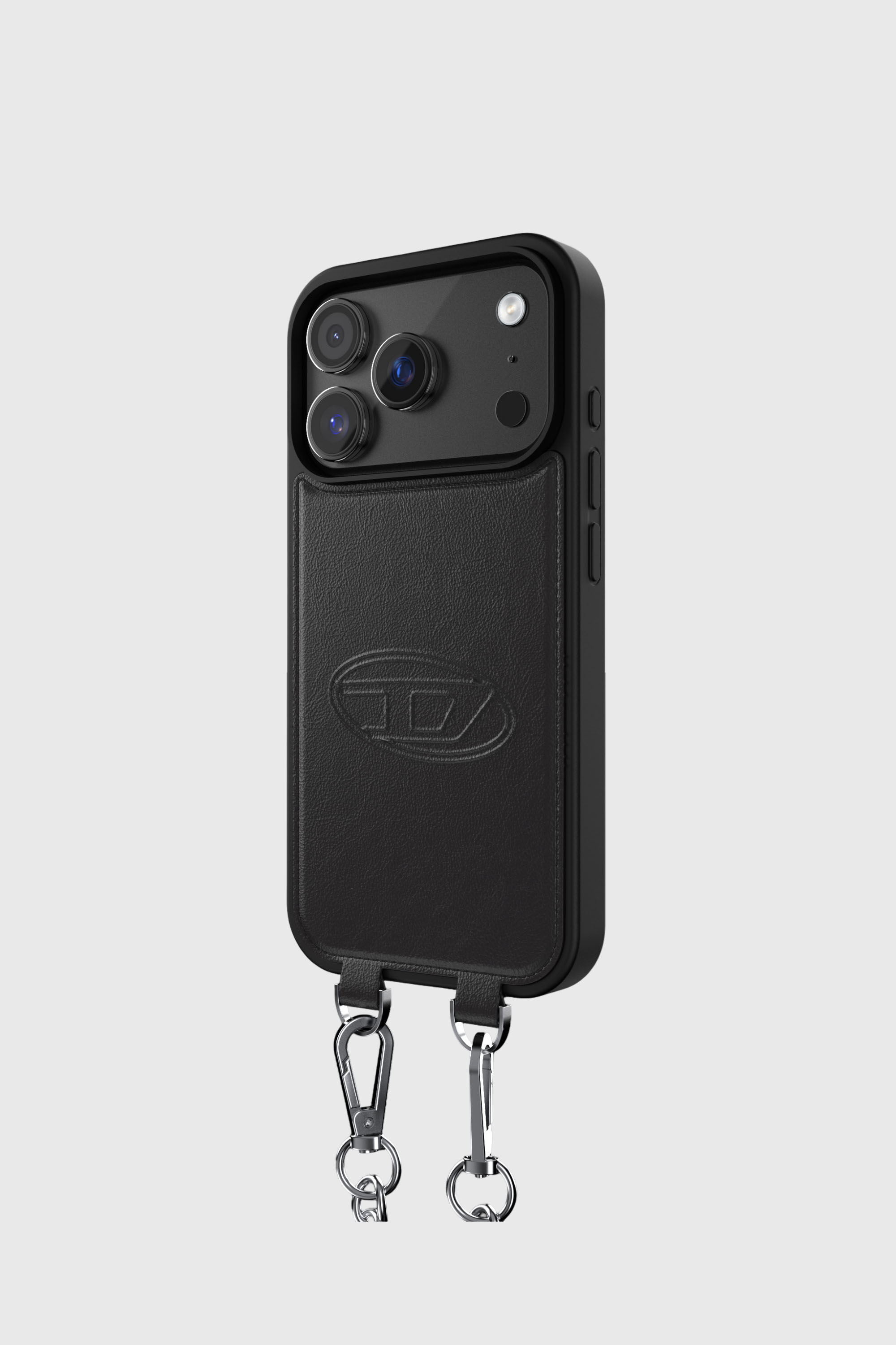 Diesel - 60662 MOULDED CASE, Unisex Oval D H&uuml;lle mit Handschlaufe und MagSafe f&uuml;r iPhone 17 Pro in Schwarz - 4