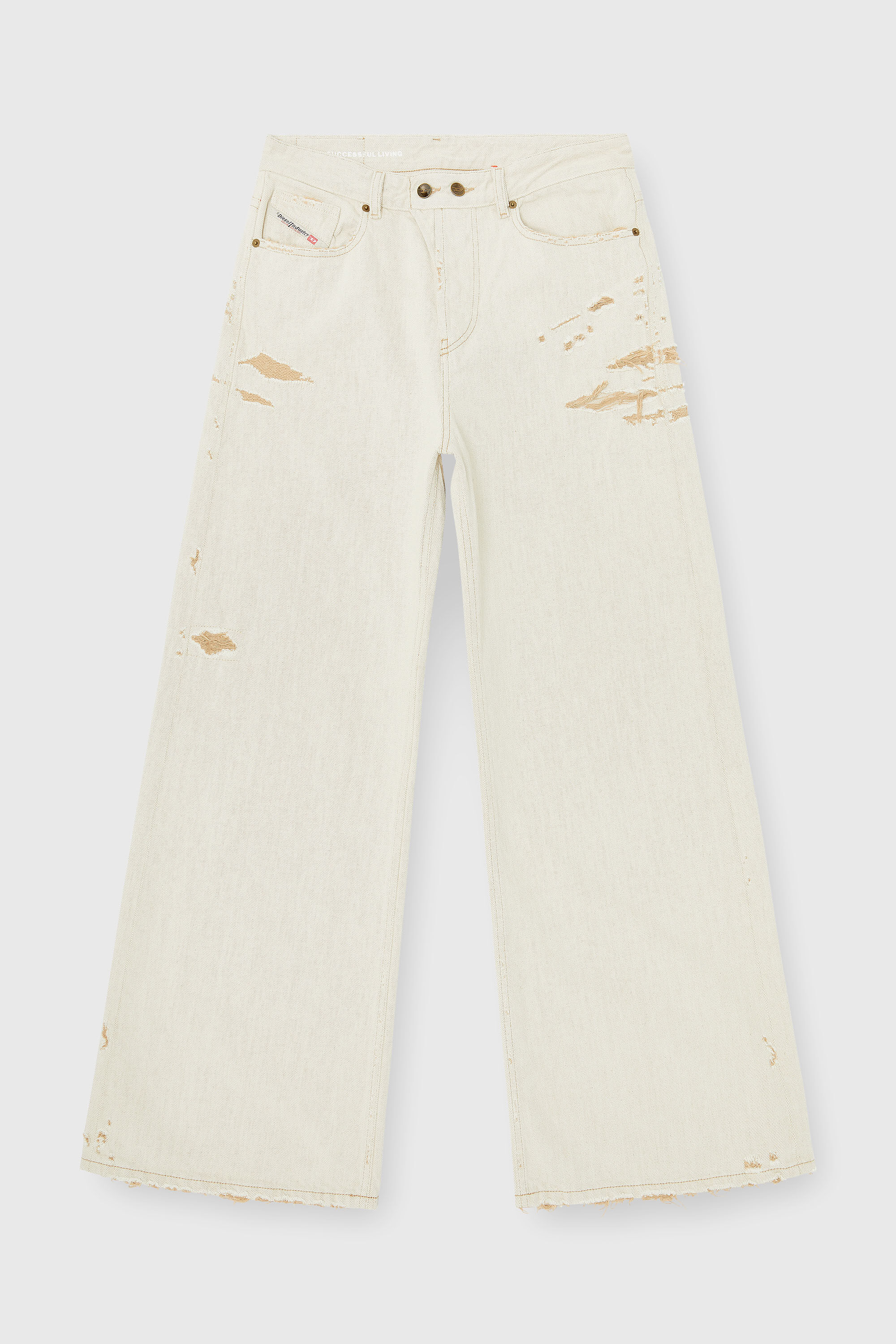 Diesel - Damen Relaxed Jeans 1996 D-Sire 09P89, Beige - 6