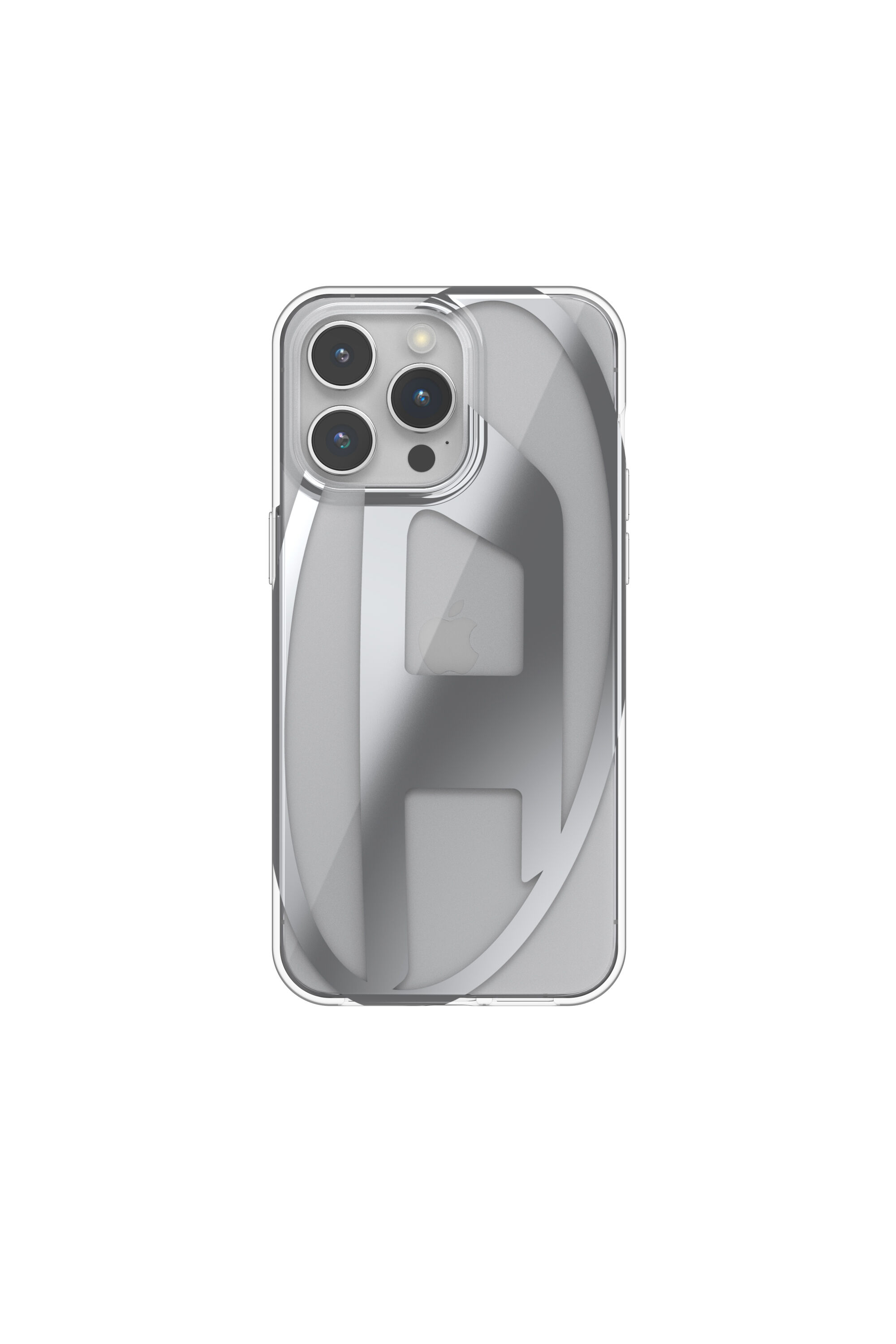 Diesel - 54204 MOULDED CASE, Unisex Handycase transparent D iP15 Pro Max in Silber - 2