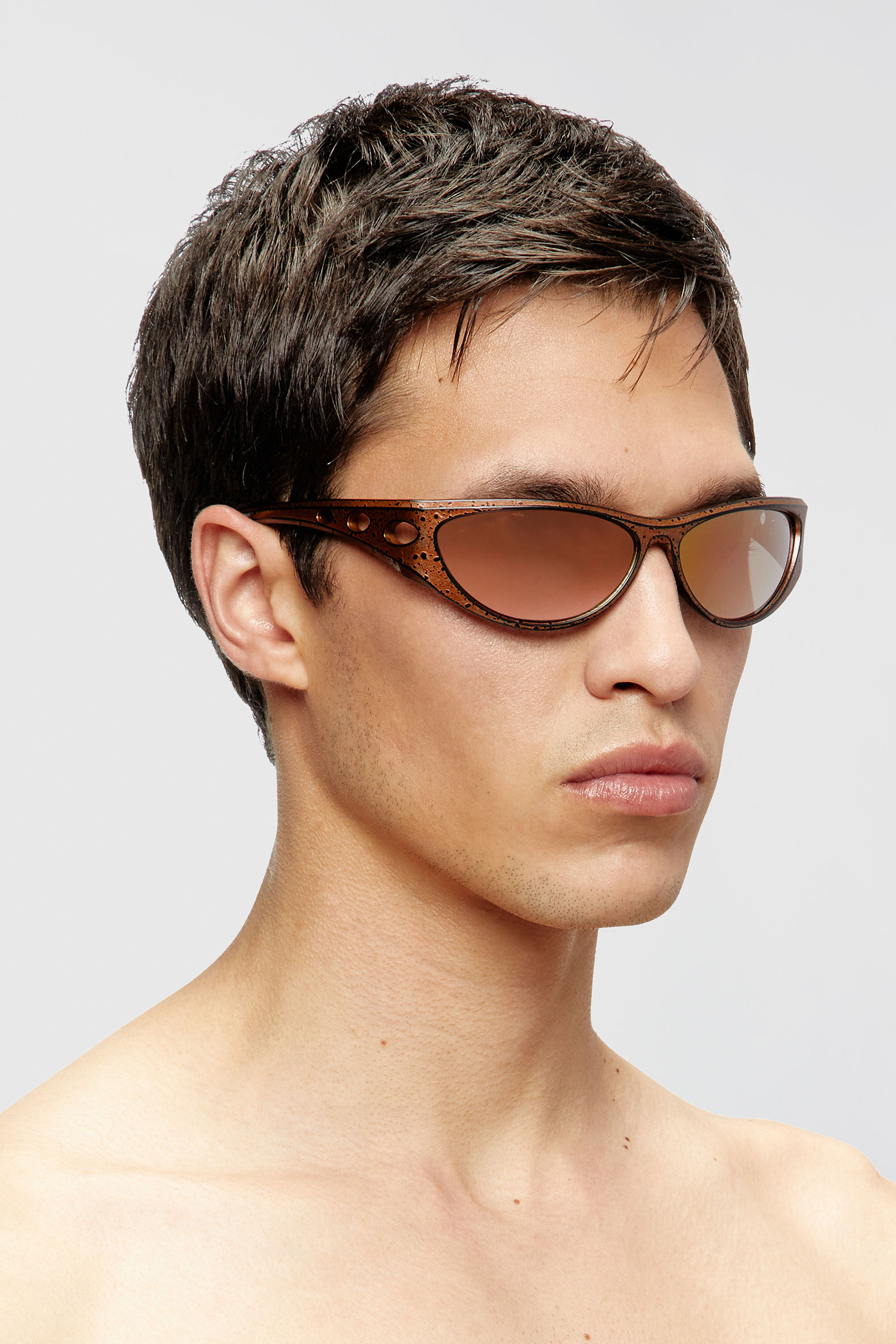 Diesel - 0DL3004U, Unisex Cateye-Sonnenbrillen in Bronze - 4