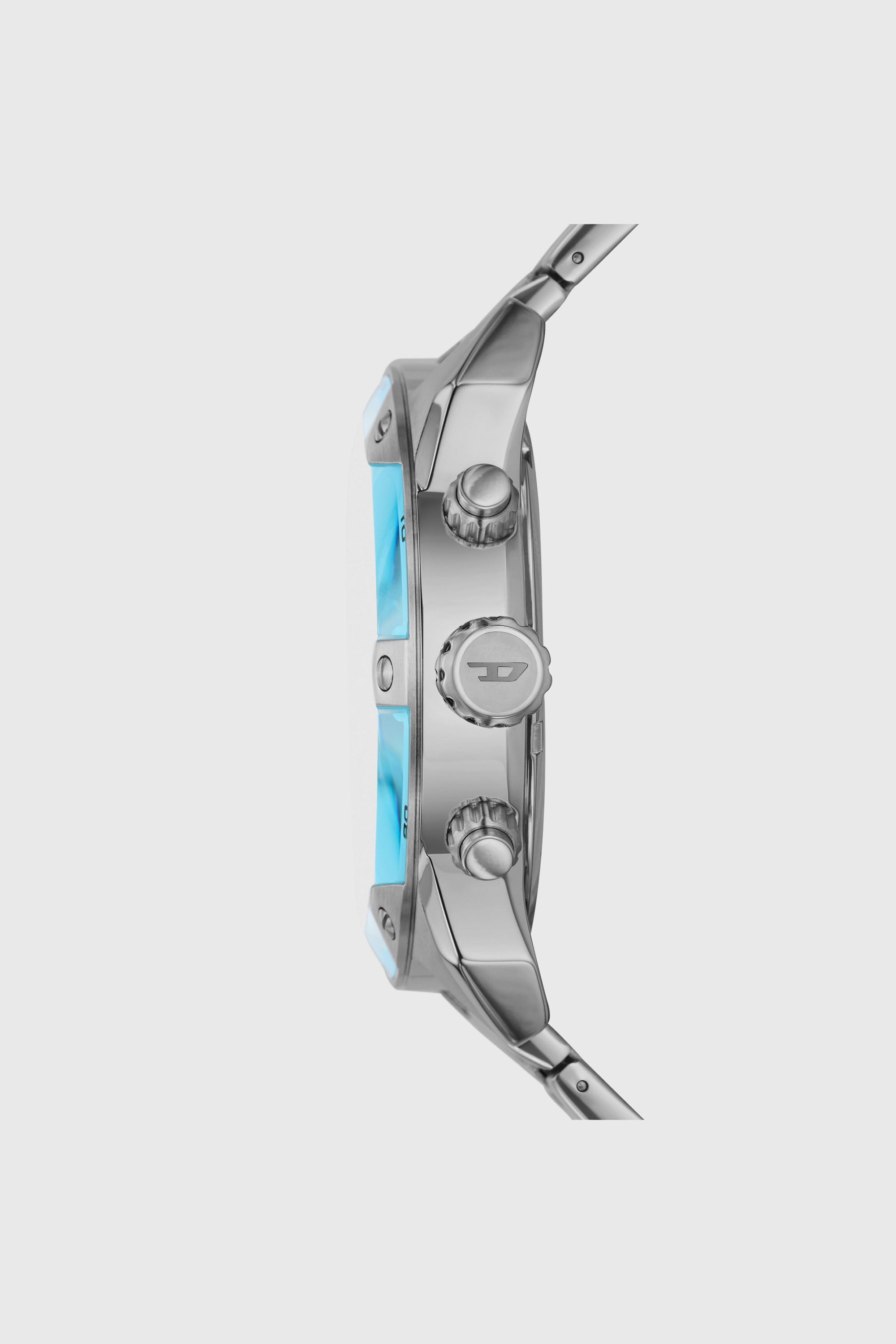 Diesel - DZ4655, Herren Spiked Chronograph Edelstahl in Silber - 3