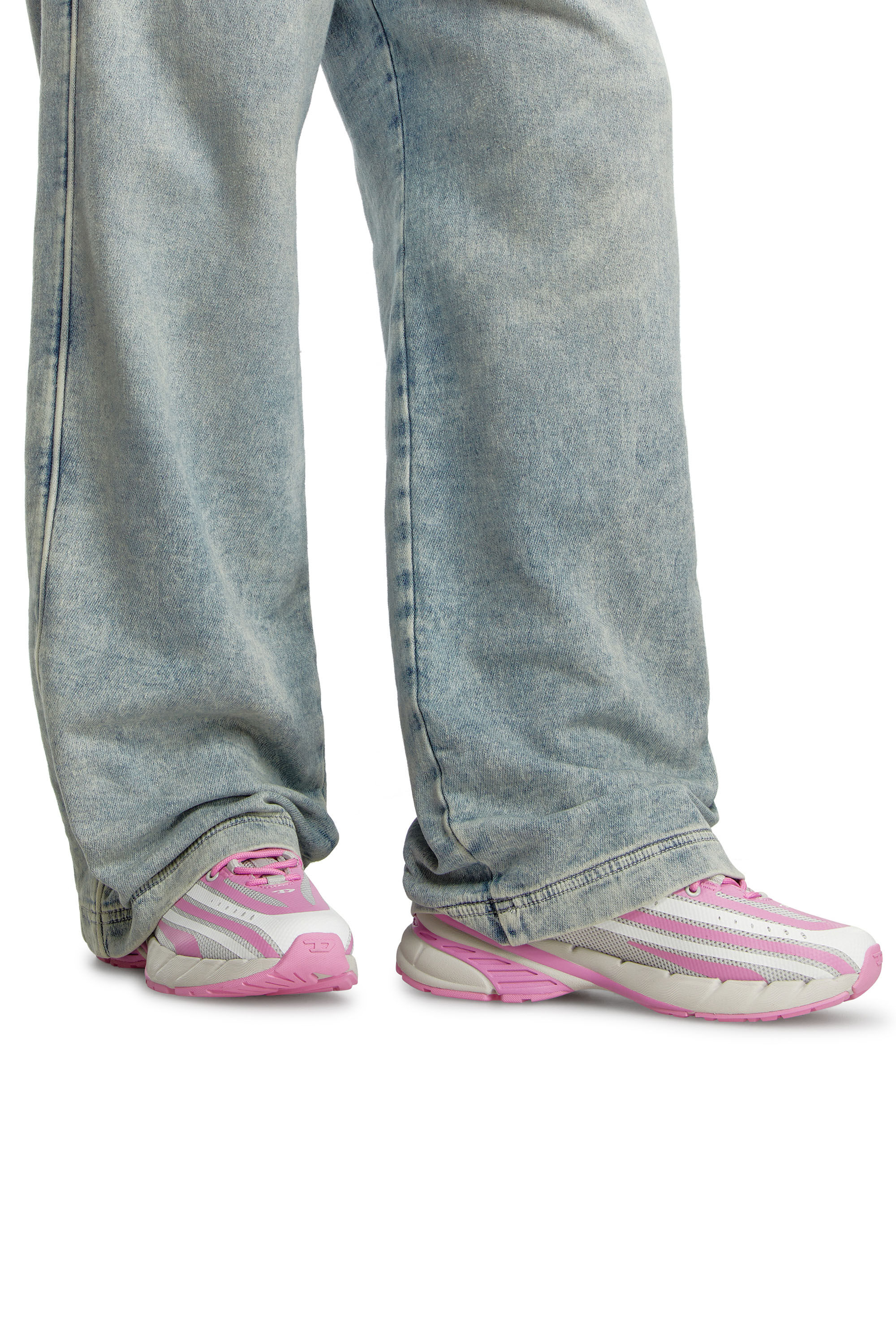 Women's D-Airspeed Low-Striped sneakers in coated mesh