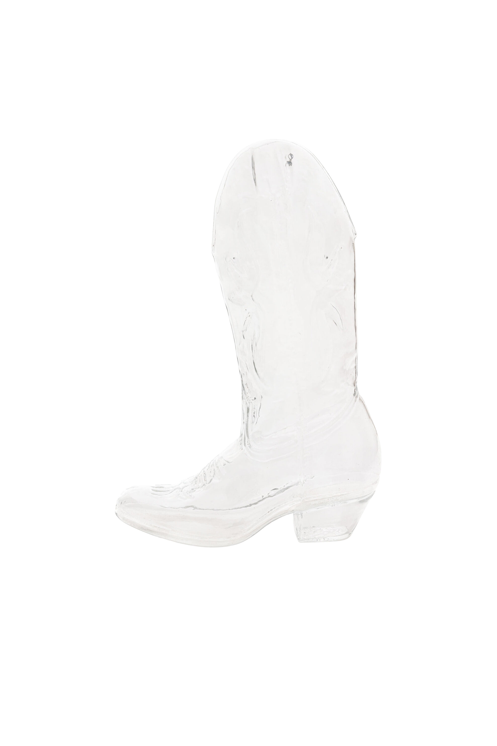 Diesel - 10064 GLASS VASE CRYSTALBOOTIE CM.24X8 H, Unisex Glasvase in Weiß - 4