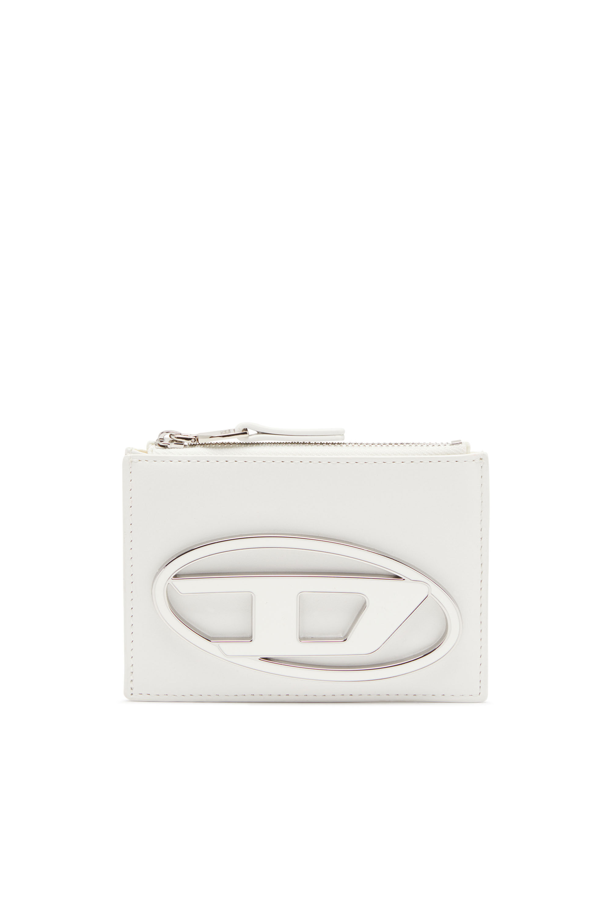 Diesel - 1DR CARD HOLDER I, Damen Kartenetui aus Leder in Weiß - 1