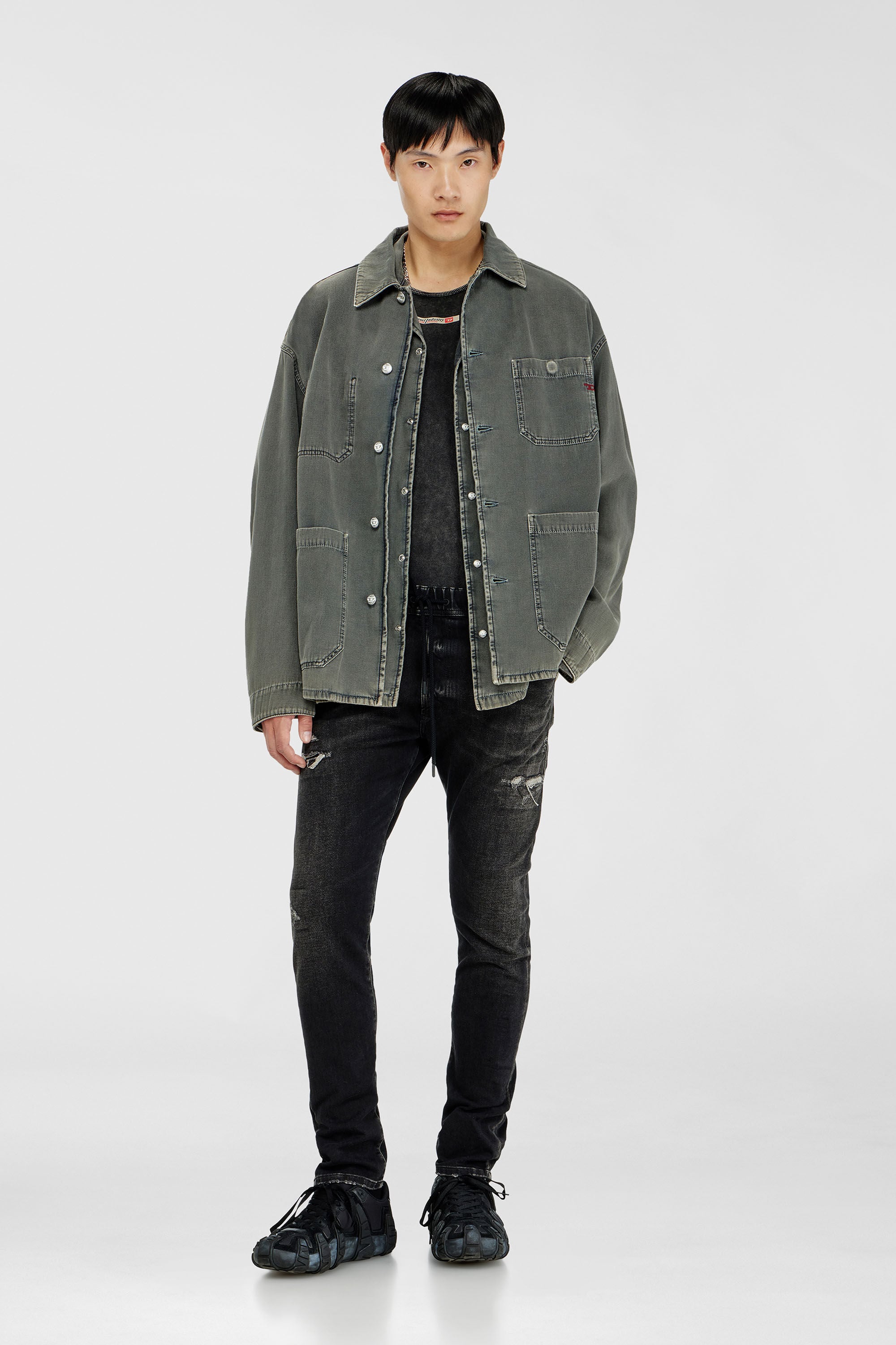 Diesel - Herren Regular 2030 D-Krooley Joggjeans&reg; 09Q22, Schwarz/Dunkelgrau - 1
