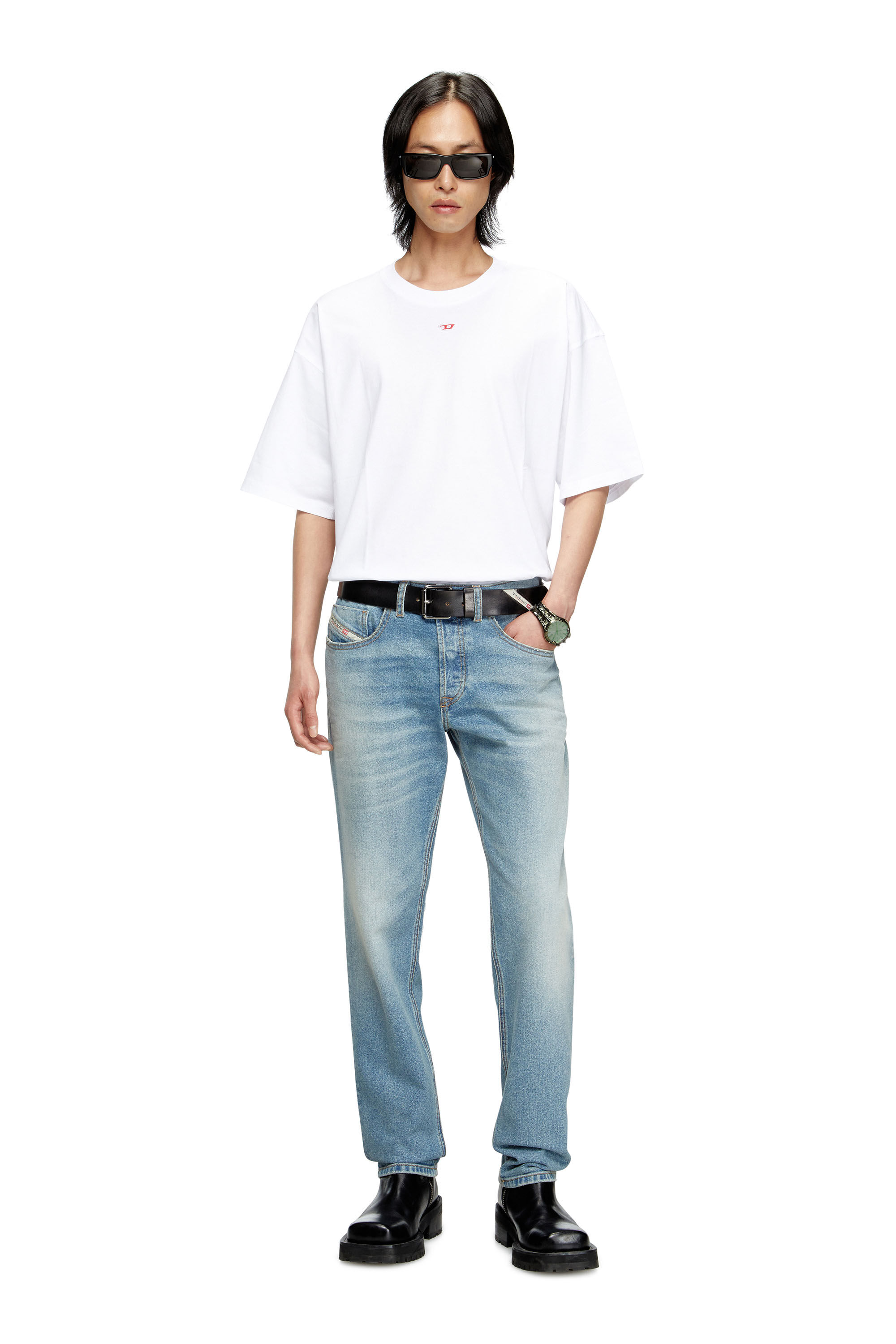 Diesel - Herren Regular Jeans 2023 D-Finitive 0DBEH, Hellblau - 1