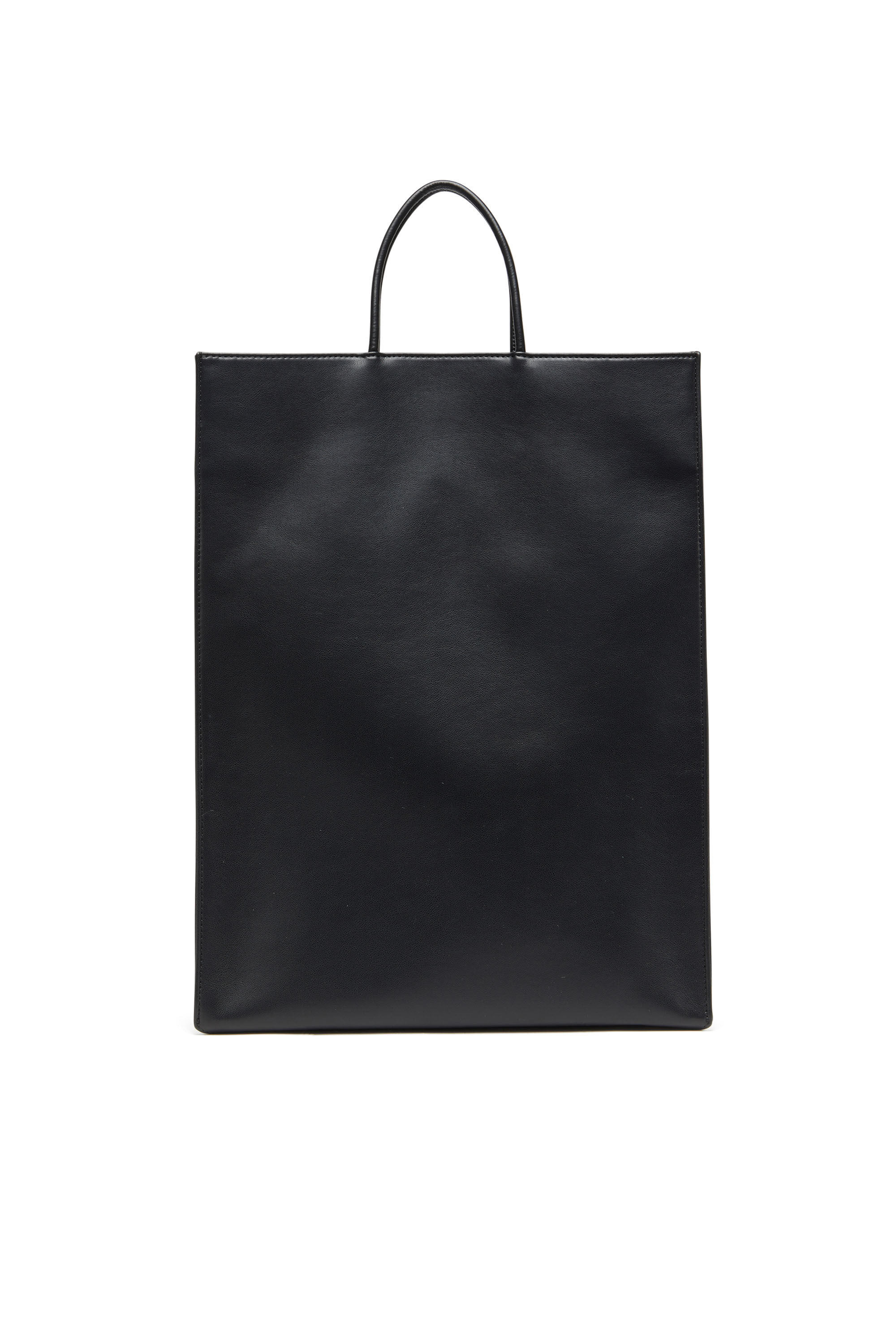 Herren Dsl 3D L-Große Tote-Tasche aus PU mit Logo-Prägung | Schwarz | Diesel