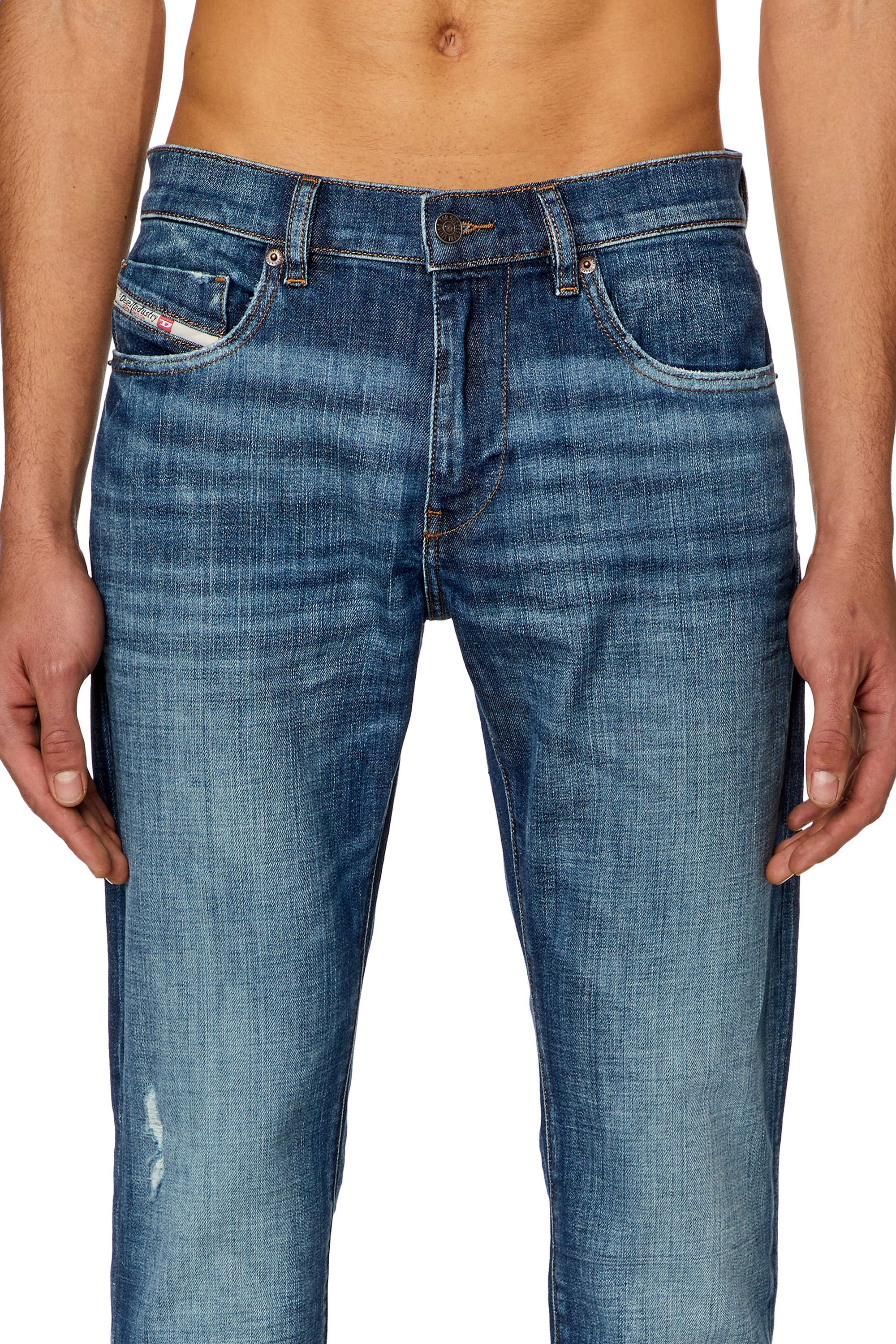 Diesel - Man Slim Jeans 2019 D-Strukt 0DQAE, Medium blue - Image 5