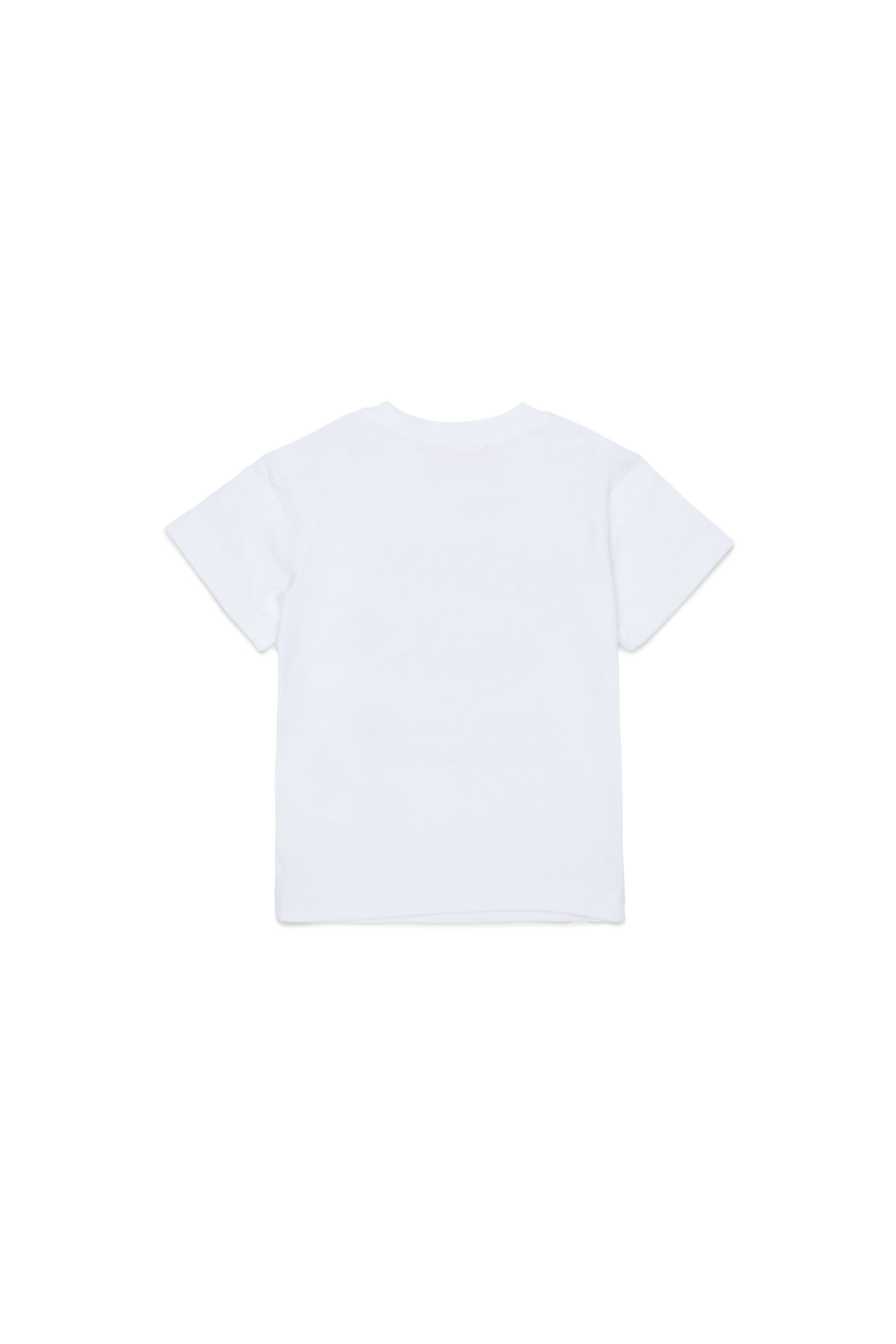 Diesel - TSINB, Herren T-Shirt aus Baumwolle mit Slogan-Print in Wei&szlig; - 2