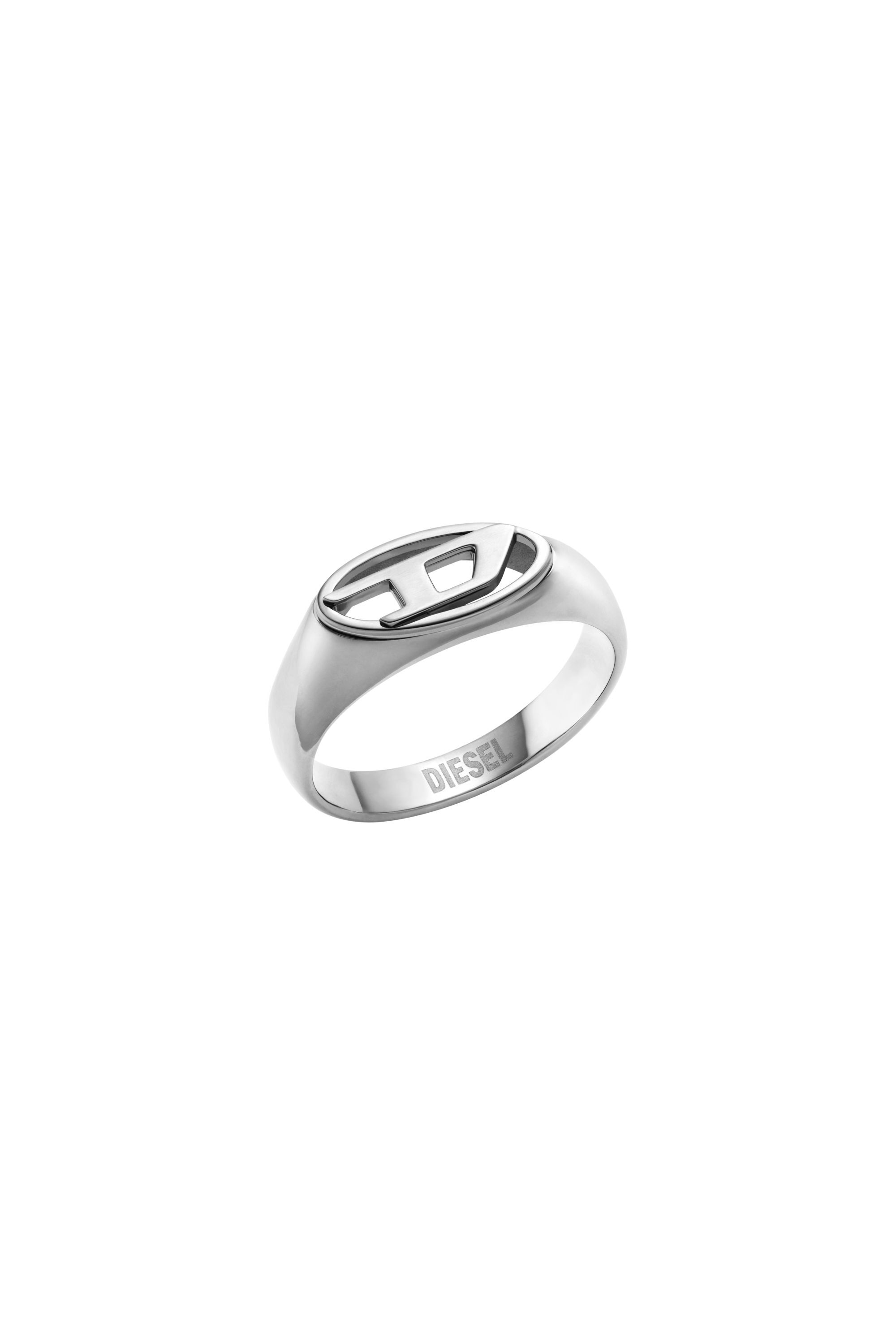 Diesel - DX1587040 JEWEL, Unisex Siegelring aus Edelstahl in Silber - 1