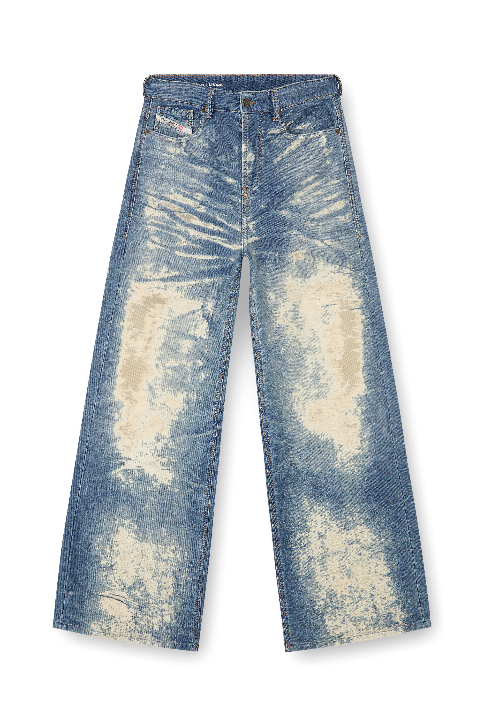 Diesel - Damen Straight Jeans 1996 D-Sire 068RE, Mittelblau - 2