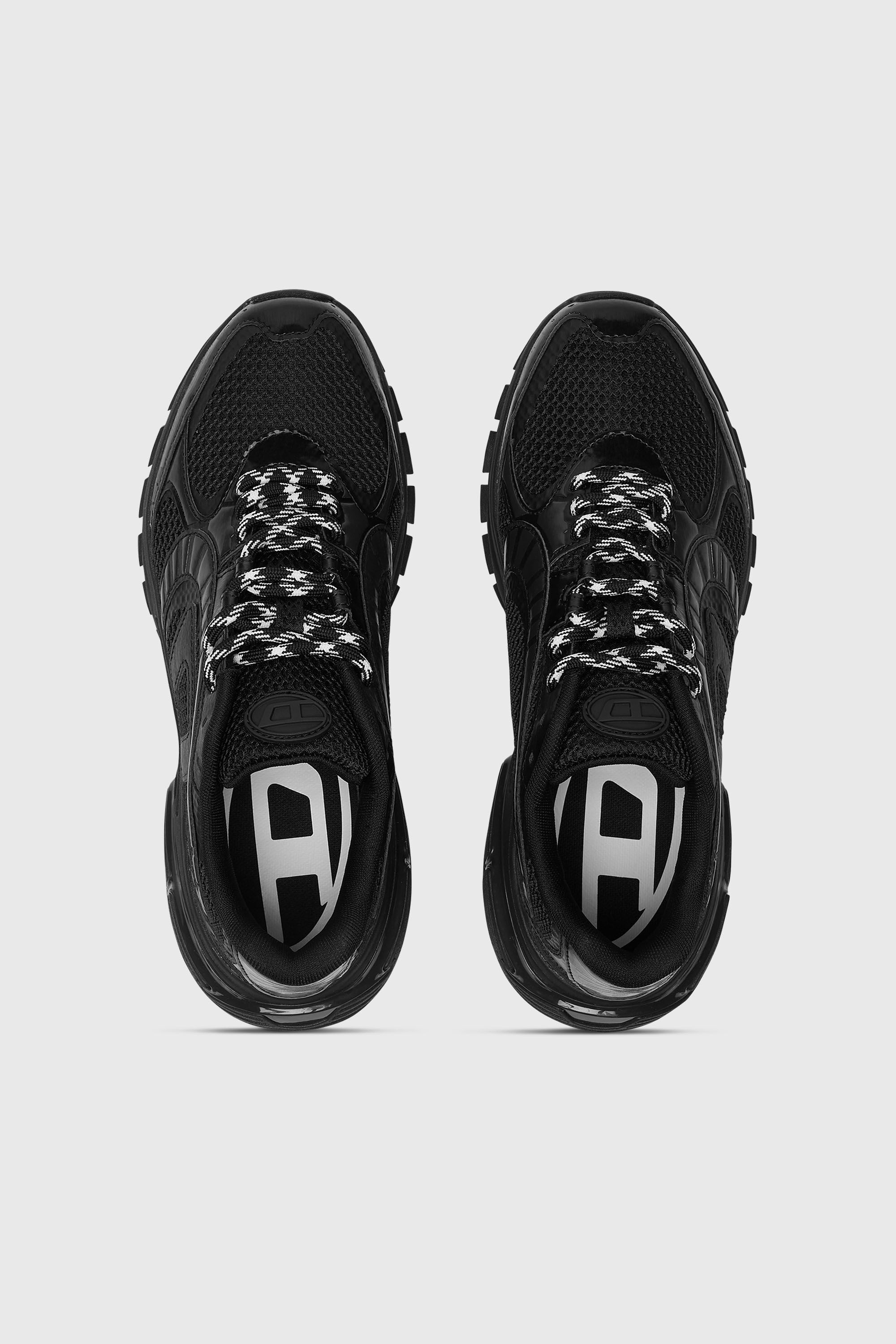 Diesel - S-PRO-V-DENSE LOW, Herren S-Pro-V-Dense-Sneakers aus Mesh mit Oval D-Logo in Schwarz - 4