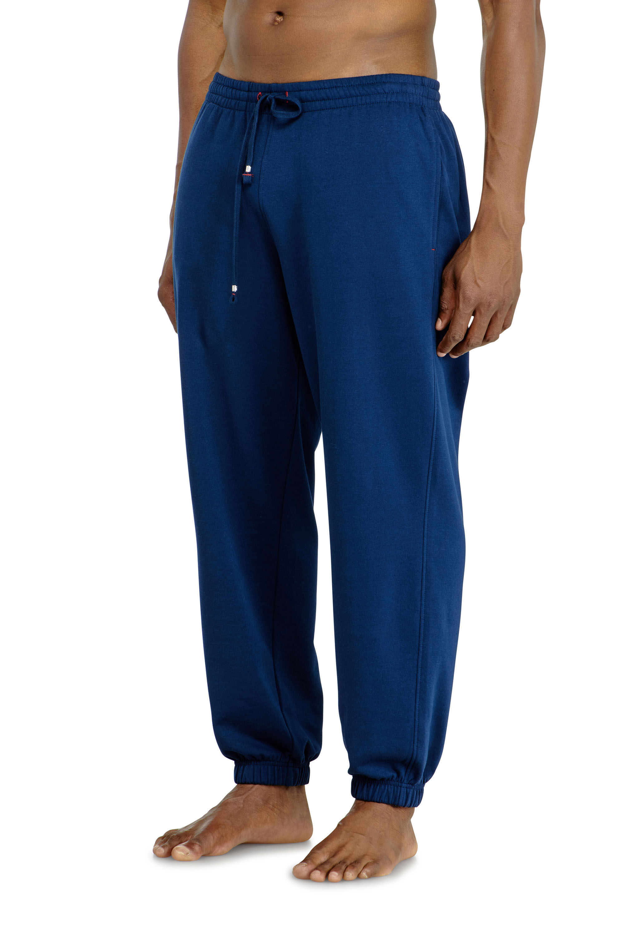 Diesel - LENNY-D-CORE, Herren Sweathose aus aufgerauter Baumwollmischung in Blau - 1