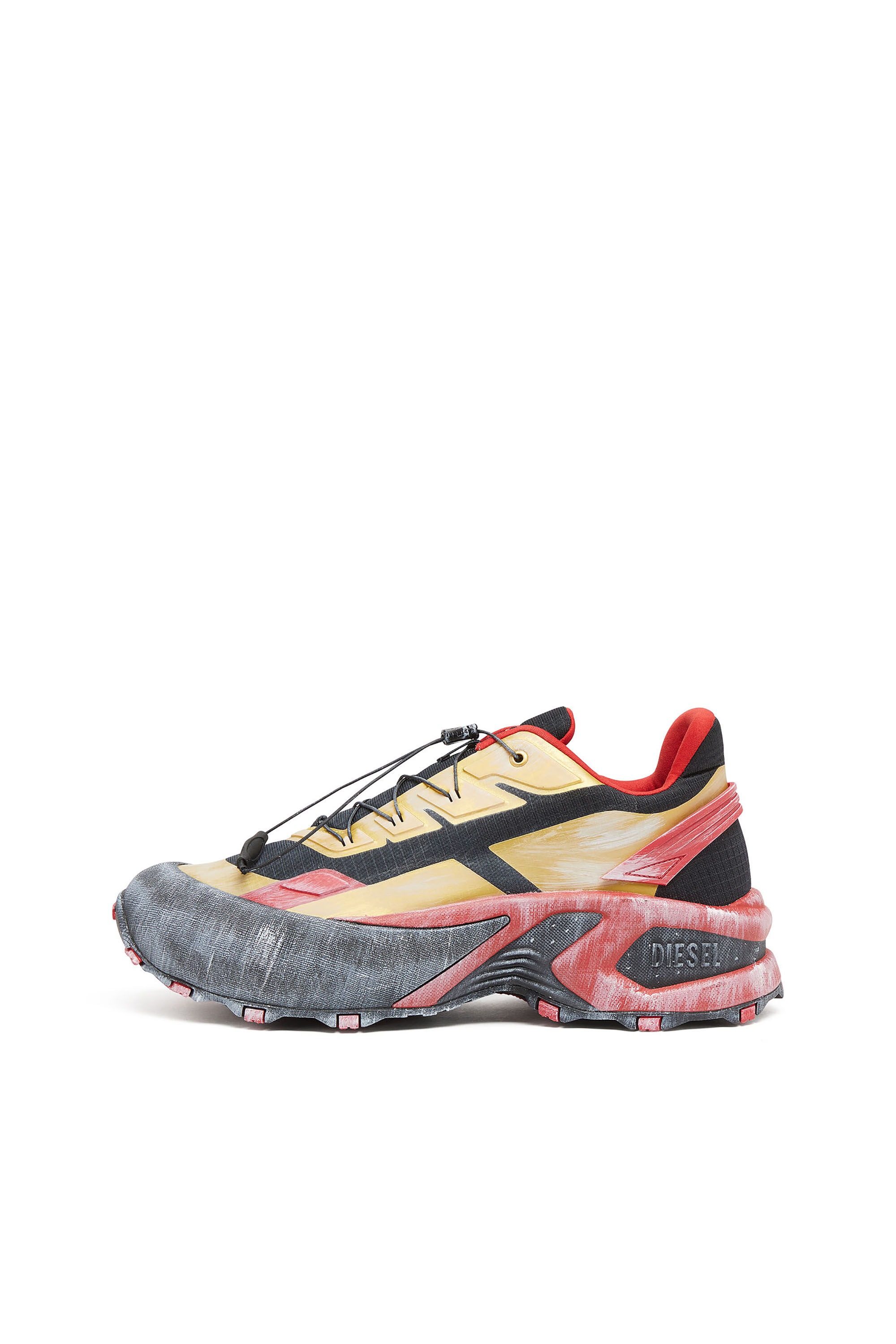 Diesel - D-CAGE RUNNER, Herren D-Cage-Distressed Chunky-Sneaker aus Ripstop in Bunt - 8