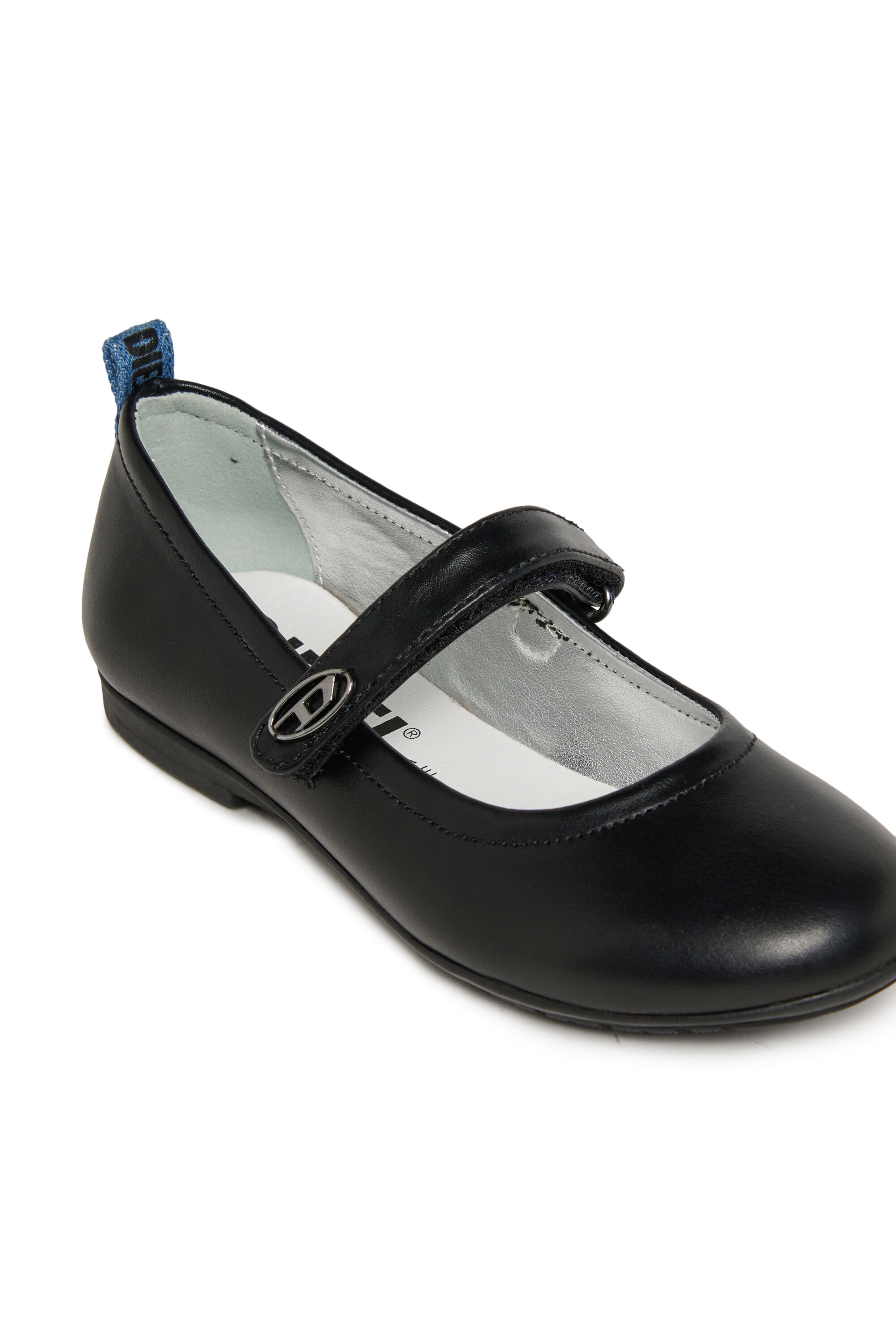 Diesel - D-BALWE, Woman's D-BALWE-Mary Jane flats with contrasting tab in Black - 4