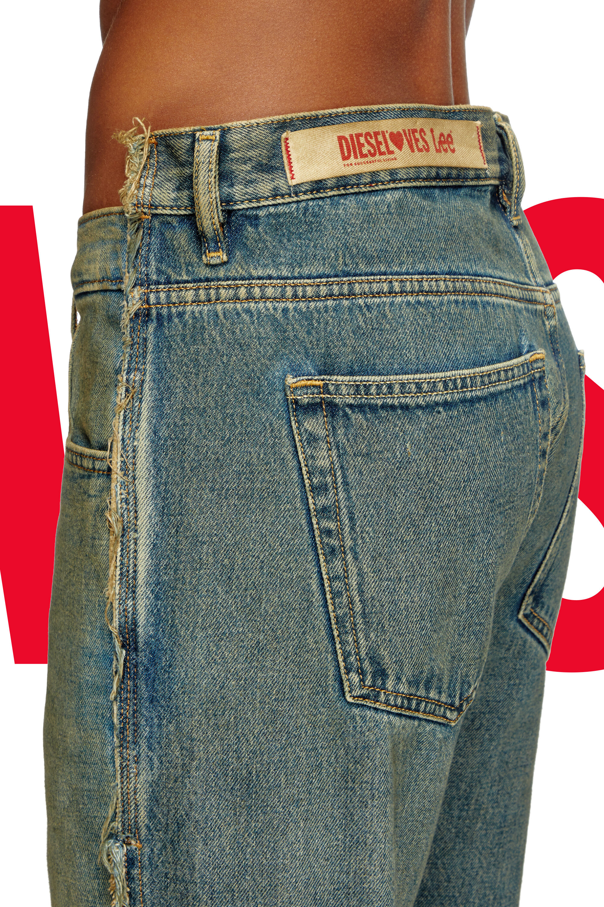 Diesel - Herren Regular Jeans Dieseloves 04 09M98, Dunkelblau - 4