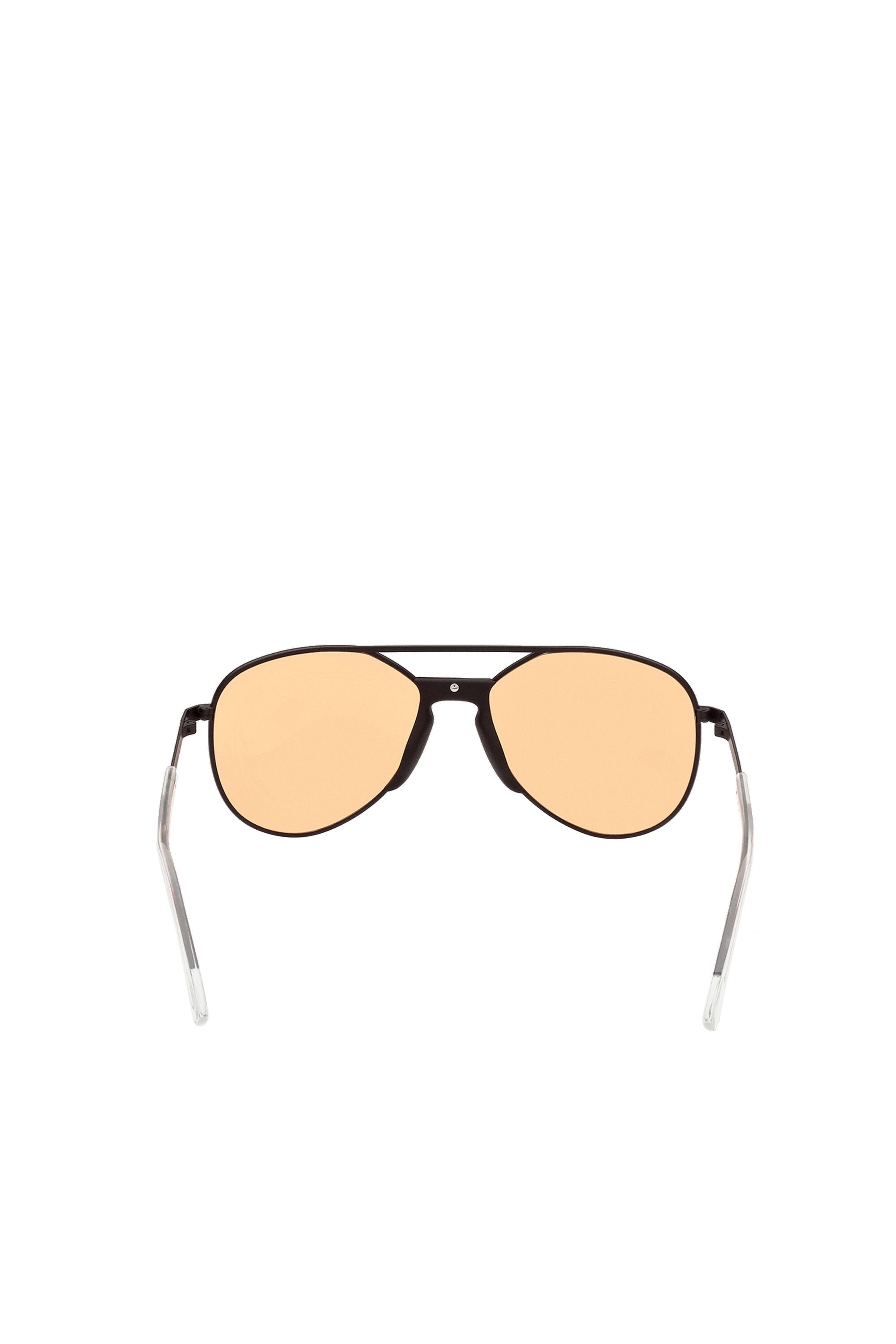 Diesel - DL0339, Herren Sonnenbrille mit Überarbeitete Pilotenform in Schwarz/Gelb - 3