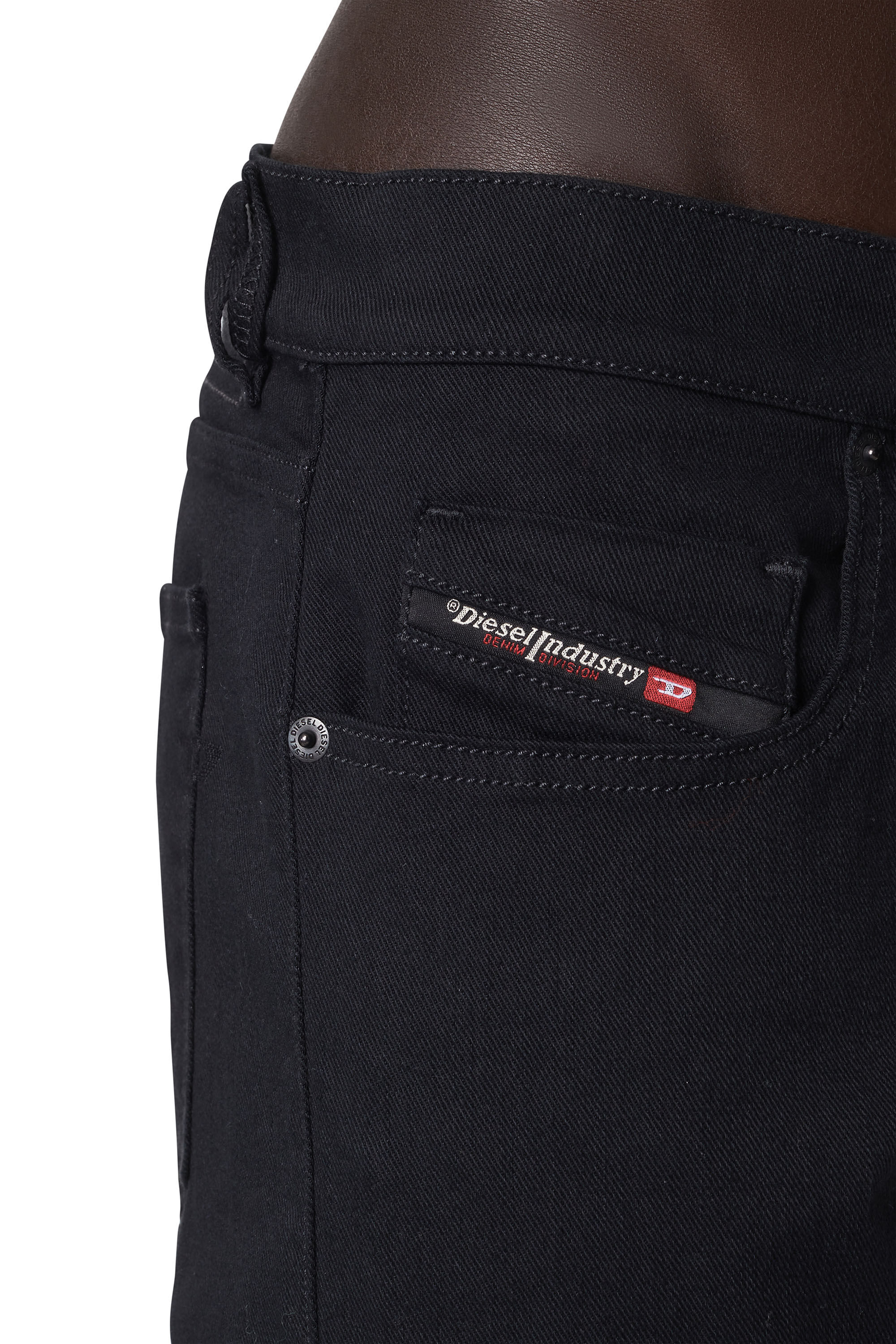 Diesel - Slim Jeans 2019 D-Strukt 069YP, Schwarz/Dunkelgrau - Image 6