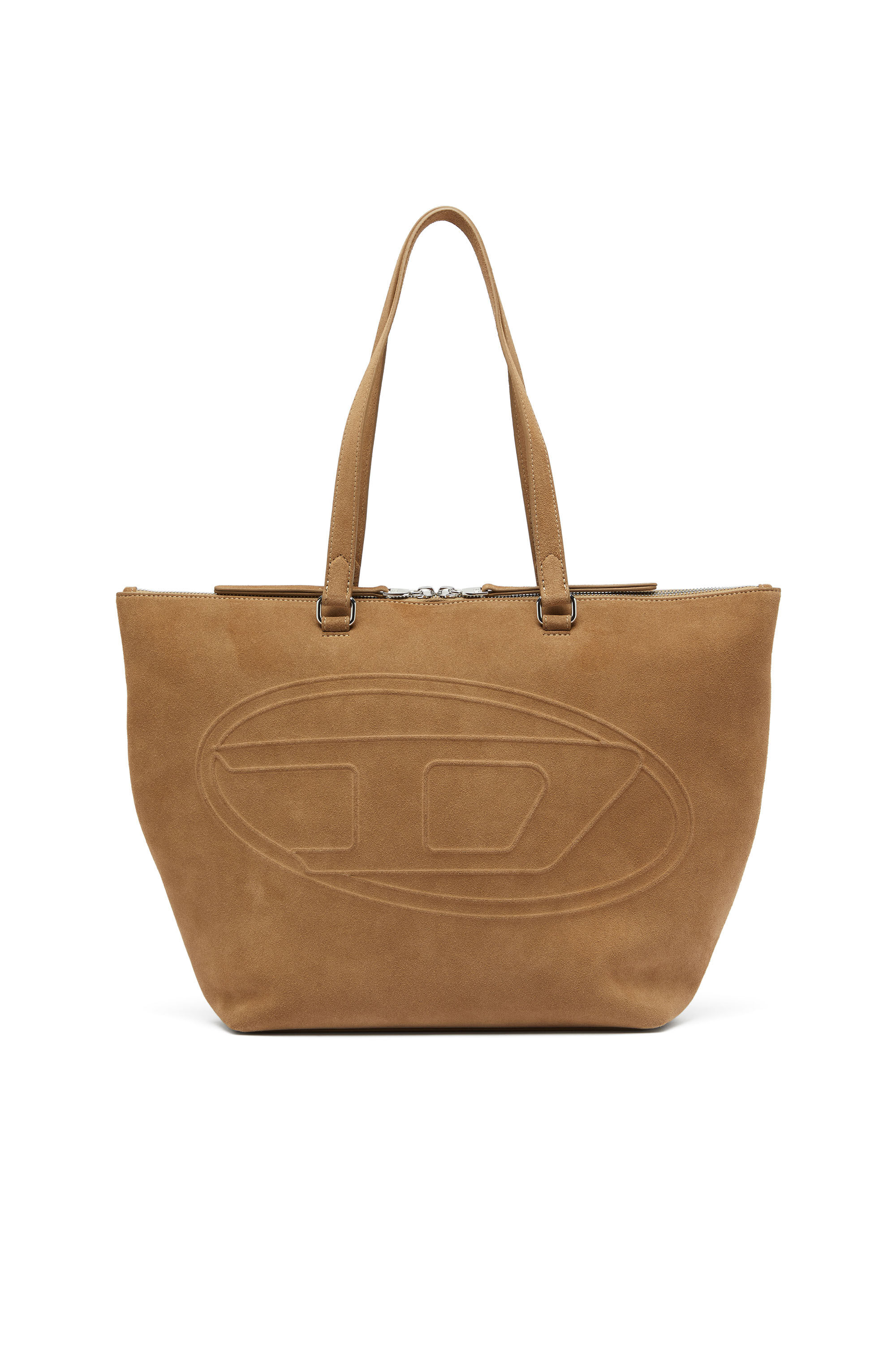 Diesel - 1DR DOME TOTE E/W, Unisex 1DR Dome-Suede Tote mit Oval D Logo in null - 1