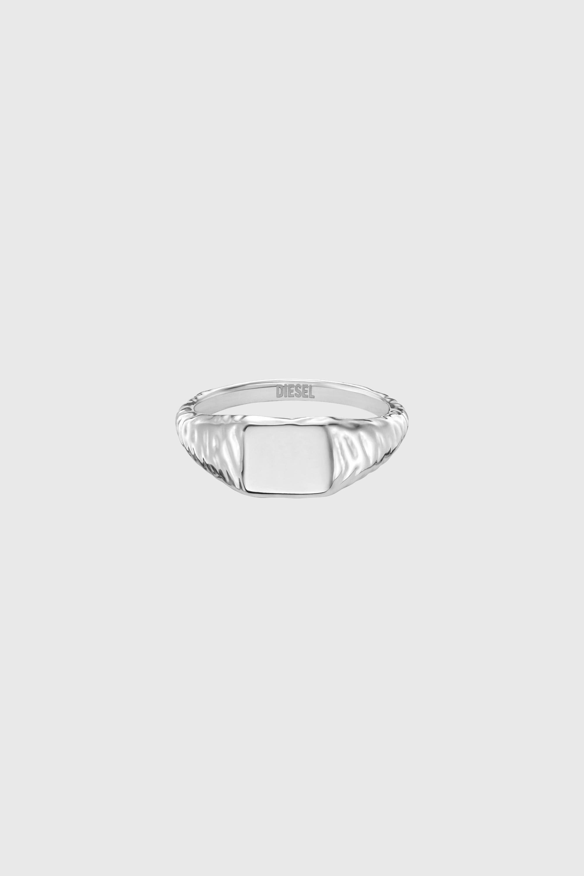 Diesel - DX1731040, Unisex Siegelring aus Edelstahl in Silber - 2