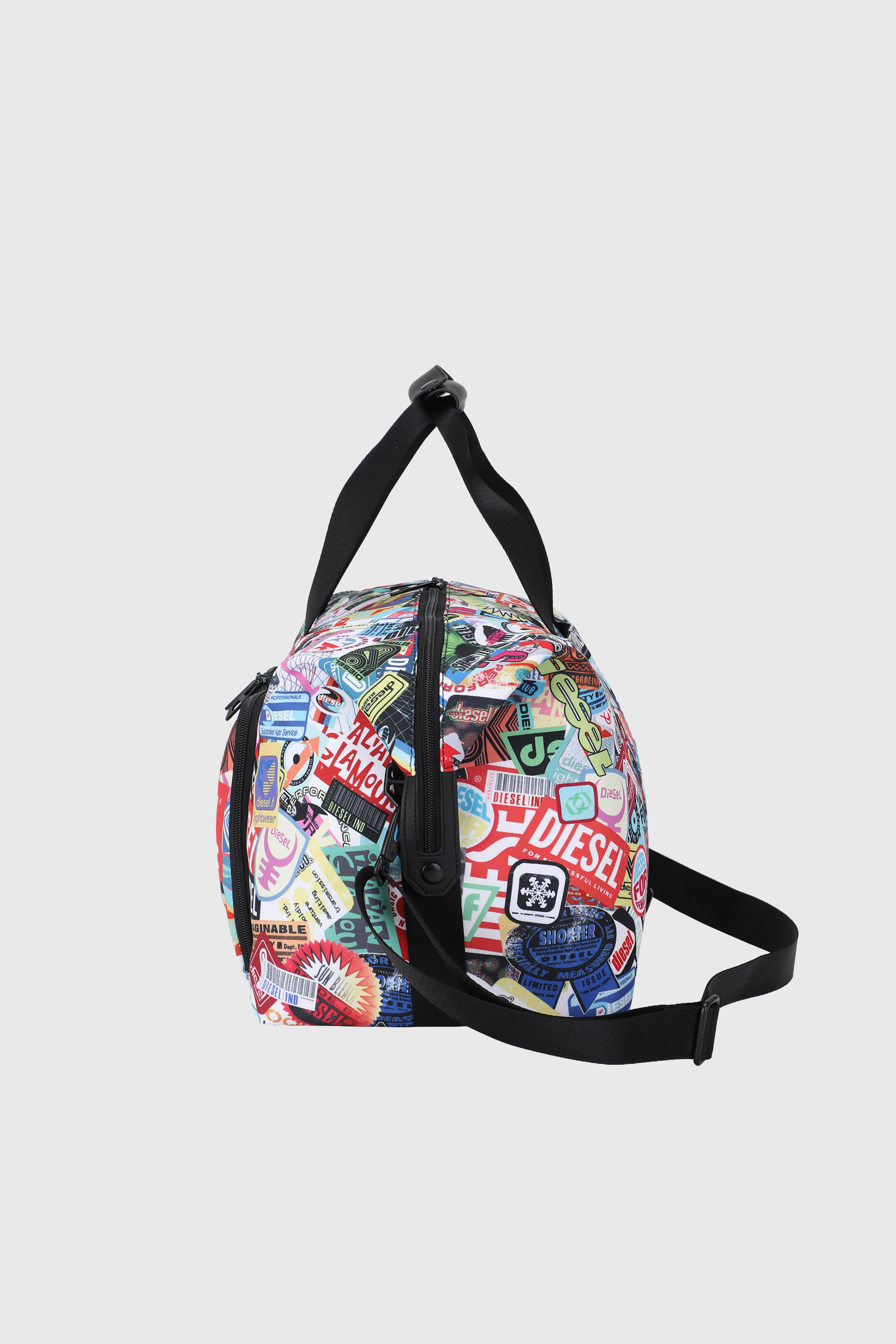 Diesel - DIESEL PC PRINTED DUFFLE-STICKERS- DSB00, Unisex Praktische Duffel-Tasche mit Aufklebern in Bunt - 5