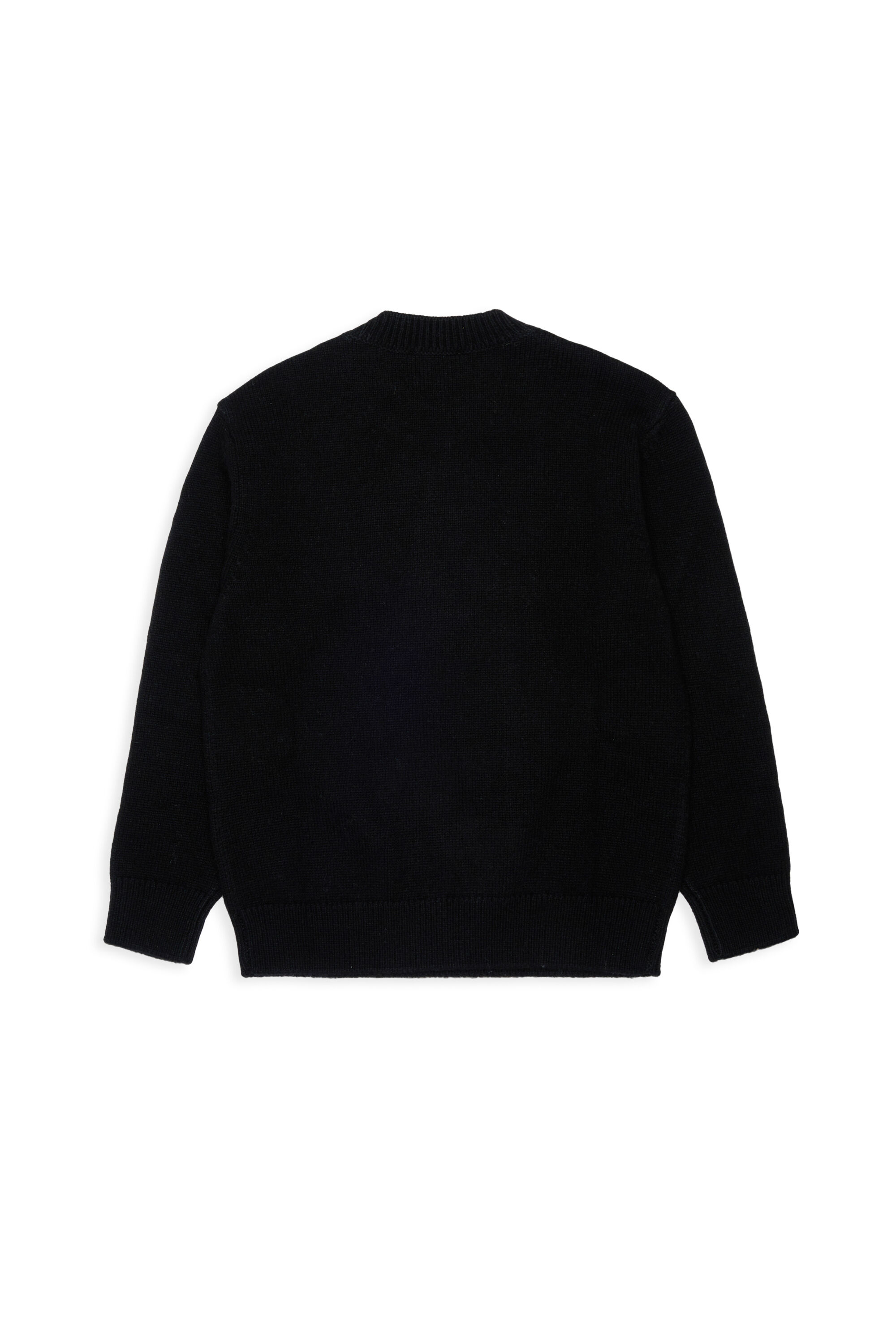 Diesel - KONZI OVER, Herren Pullover mit Kaschmir-Anteil und destroyed logo in Schwarz - 2