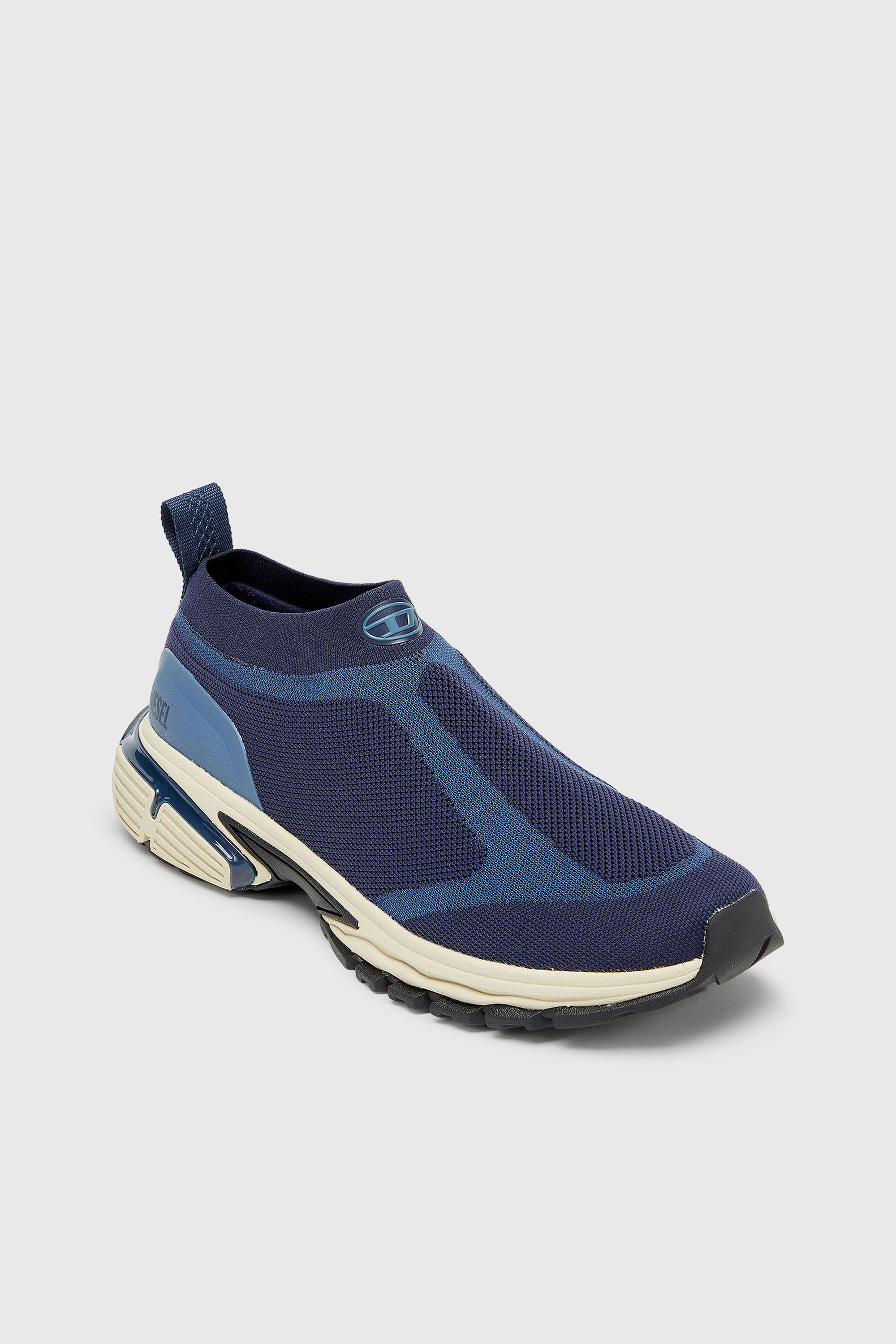 Diesel - S-PRO-V-DENSE-SOCKS, Herren Pro-V-Dense-Slip-on-Strick-Sockenturnschuhe in Blau - 6