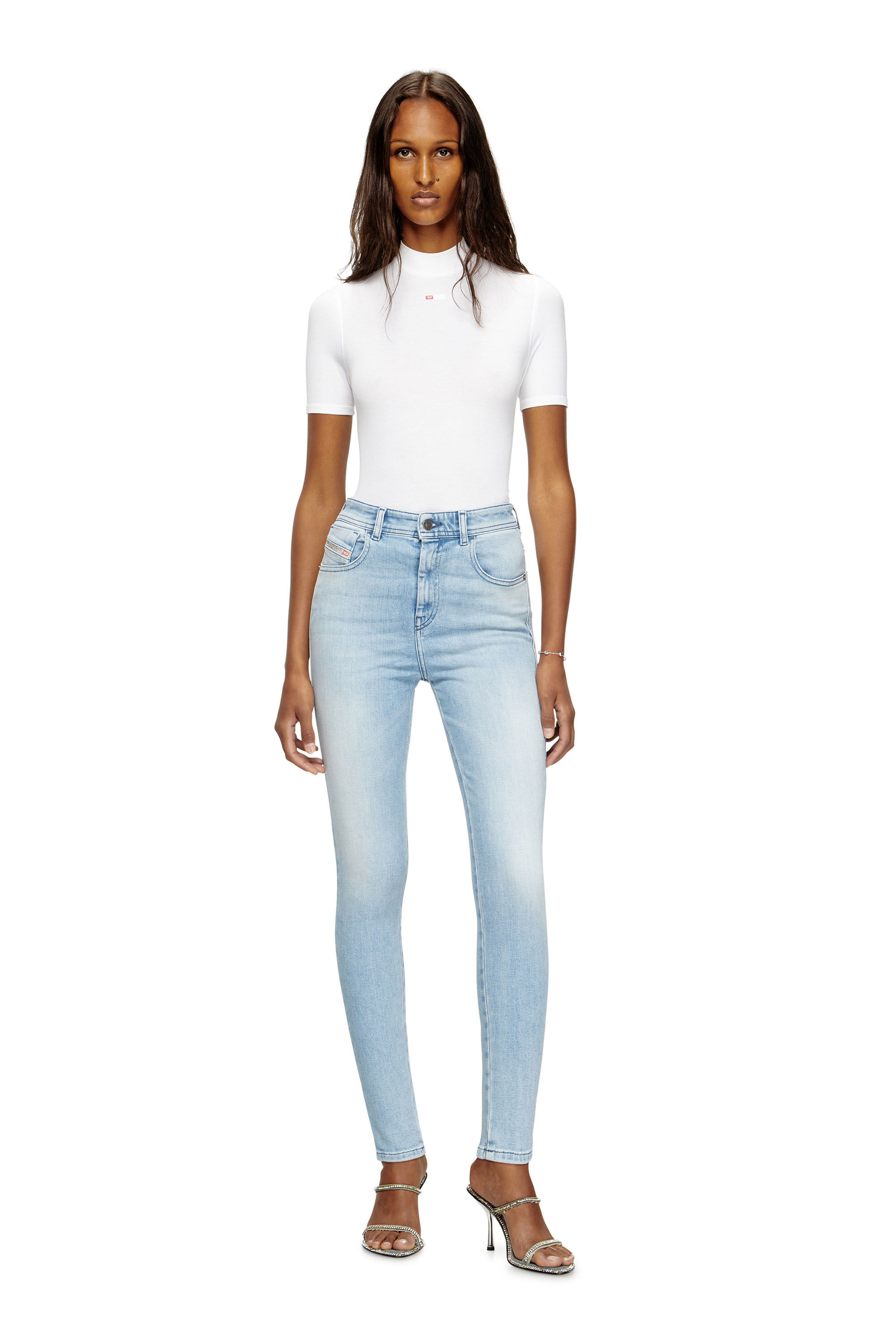 Diesel - Damen Skinny Jeans 1984 Slandy-High 09M05, Hellblau - 1