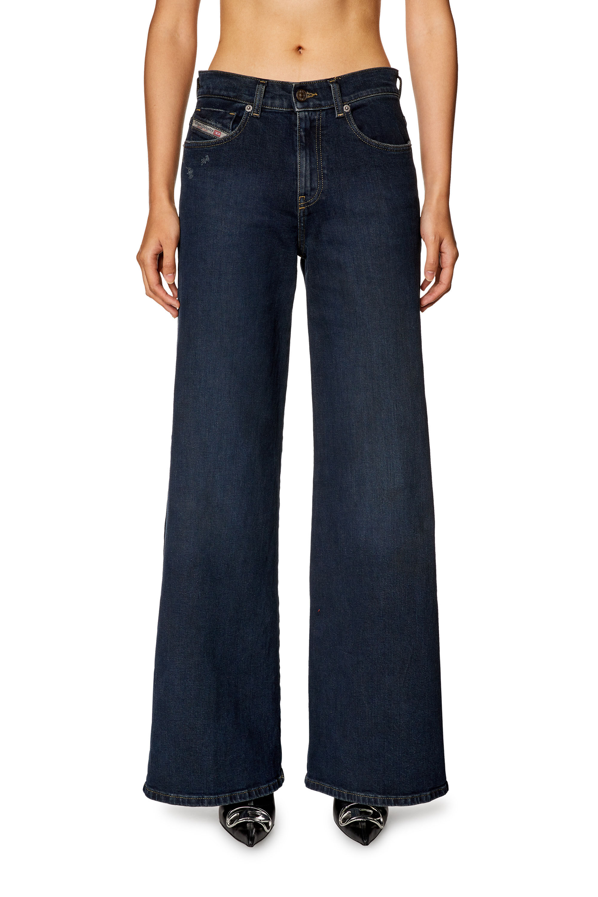 Diesel - Bootcut and Flare Jeans 1978 D-Akemi 09H48, Dunkelblau - Image 3