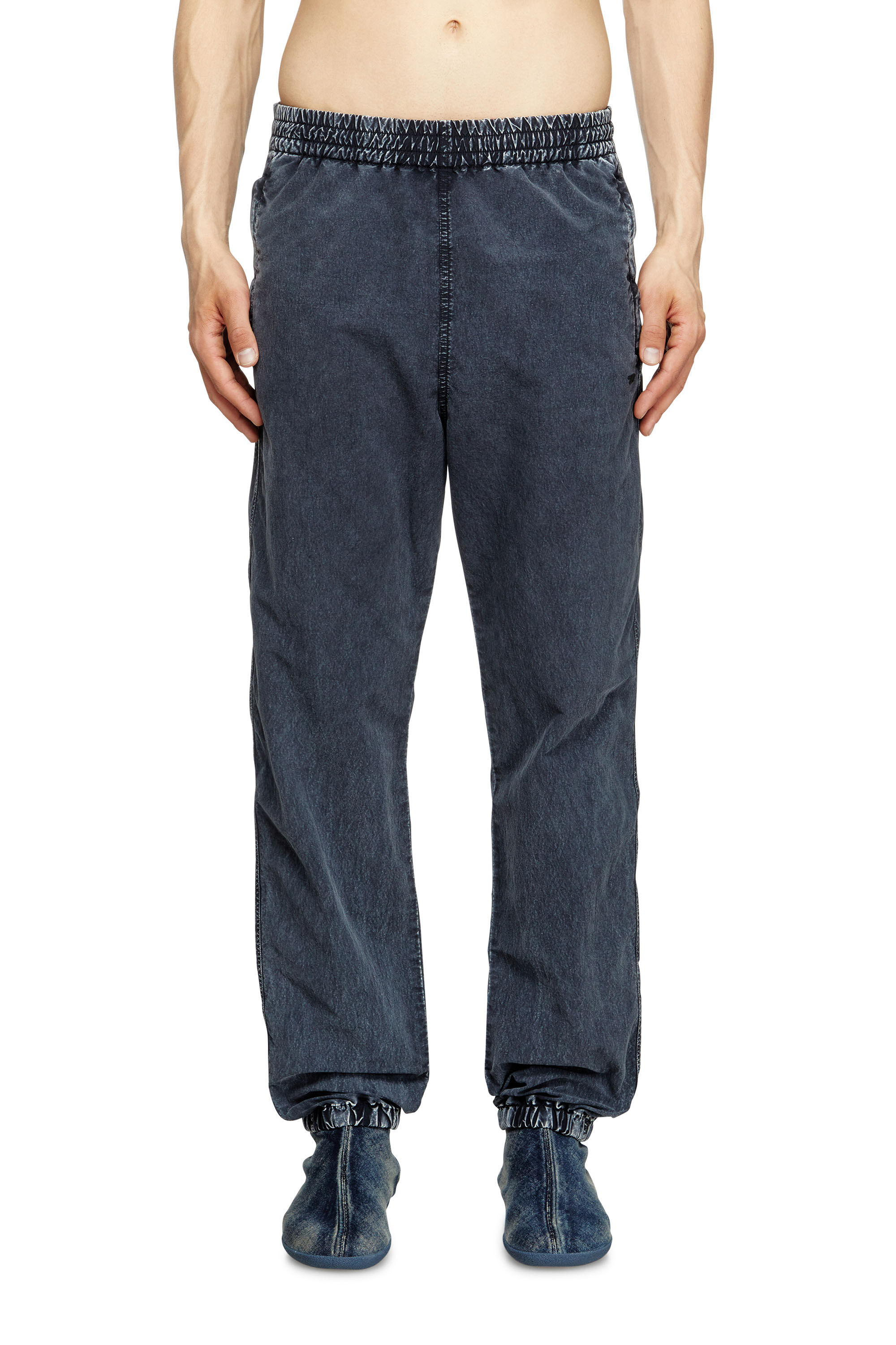 Diesel - P-WILSON, Herren Hose aus recyceltem Nylon-Taslan in Dunkelblau - 3