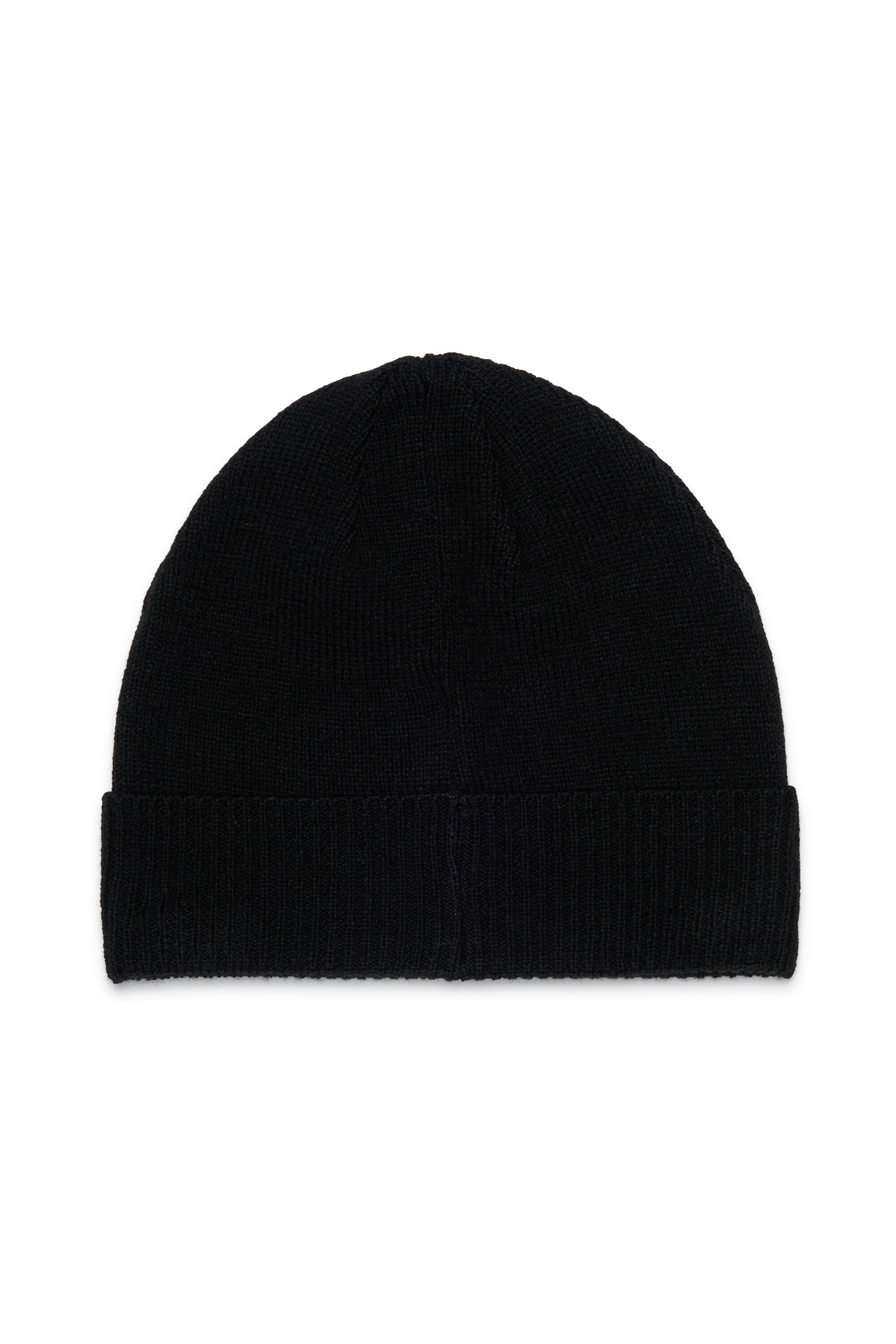 Diesel - FBAND, Unisex Beanie aus Wollmischung mit Logo in Schwarz - 2