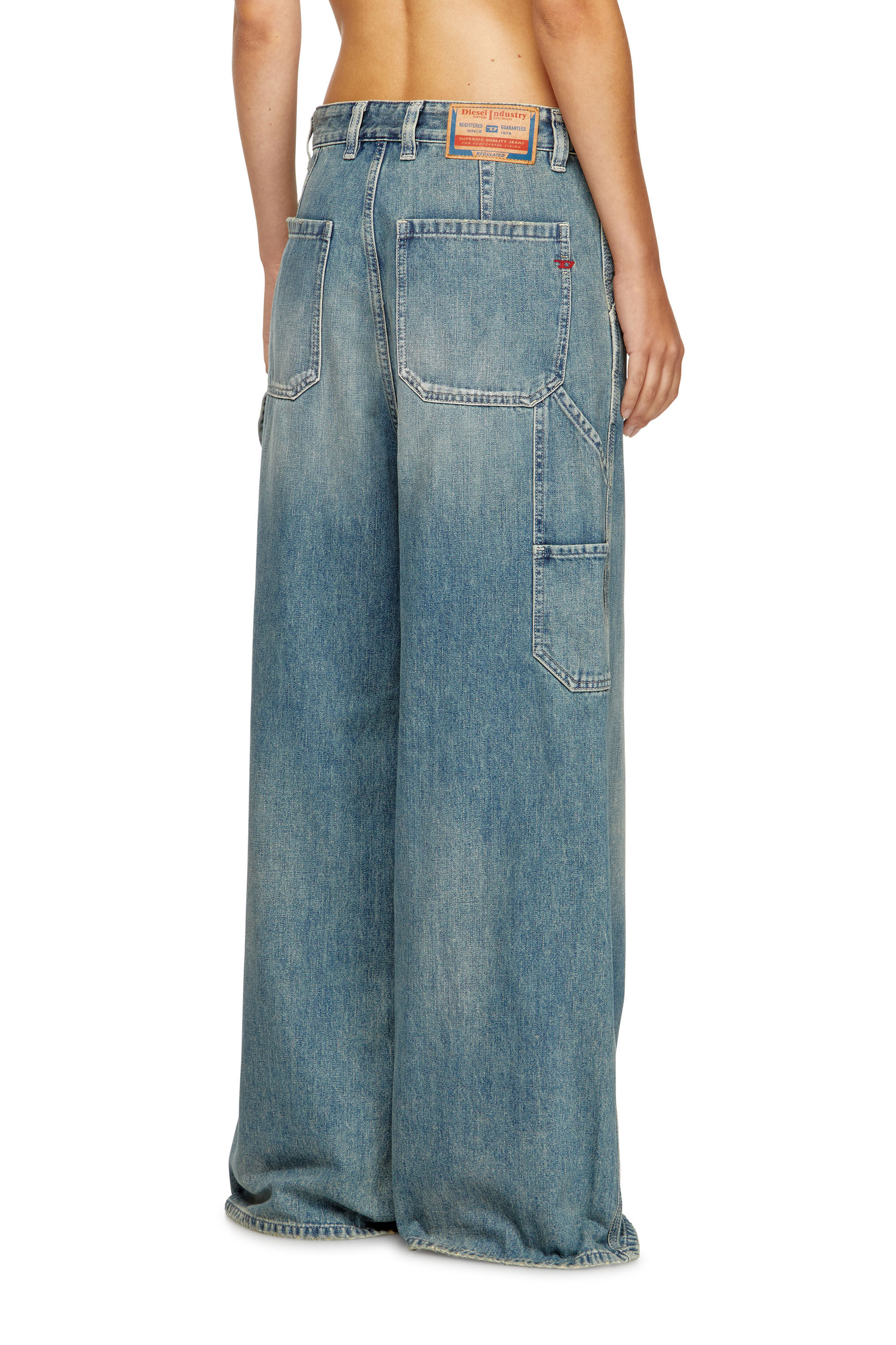 Diesel - Damen Relaxed Jeans 1996 D-Sire 068SK, Hellblau - 4