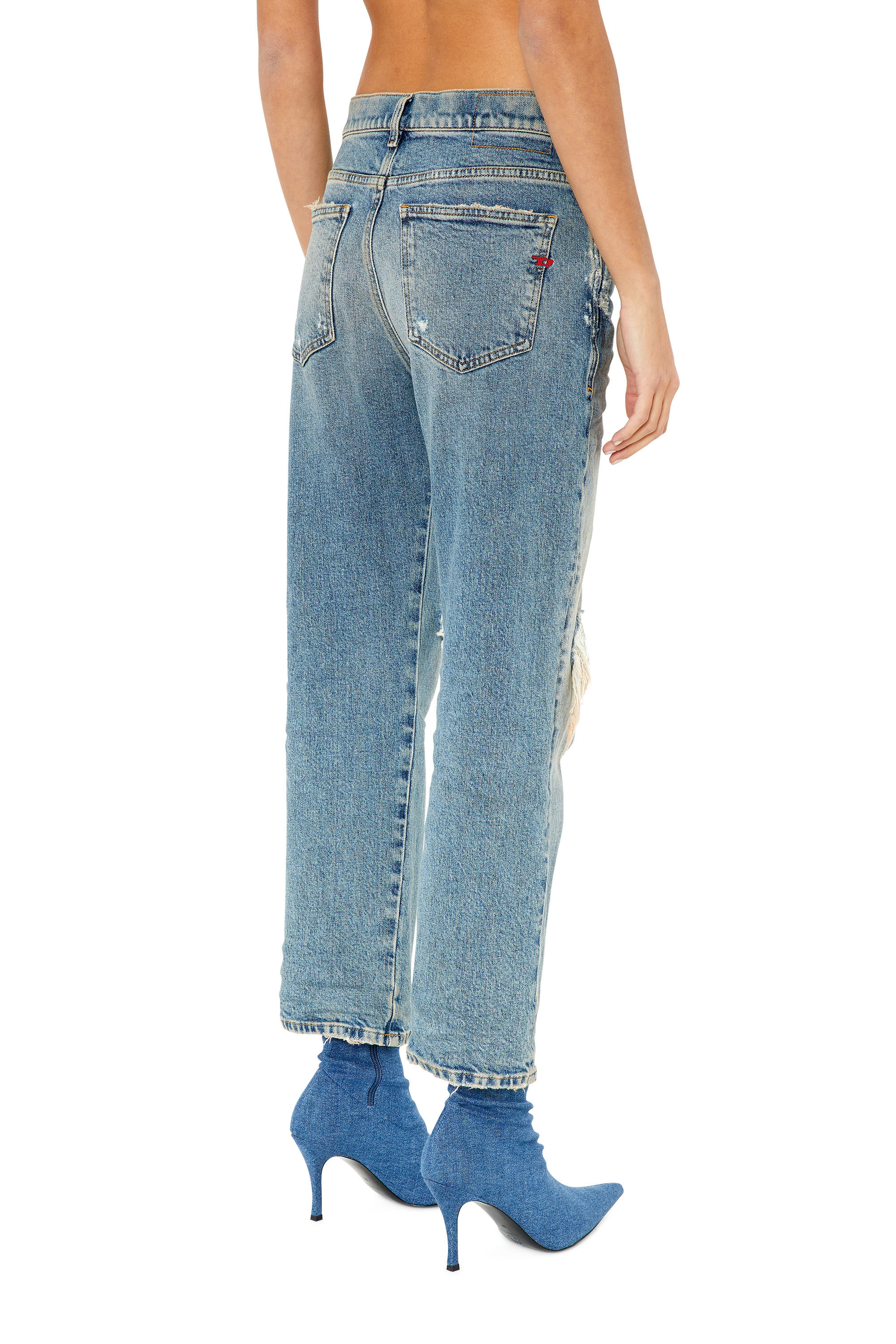 Diesel - Boyfriend Jeans 2016 D-Air 007M8, Mittelblau - Image 4