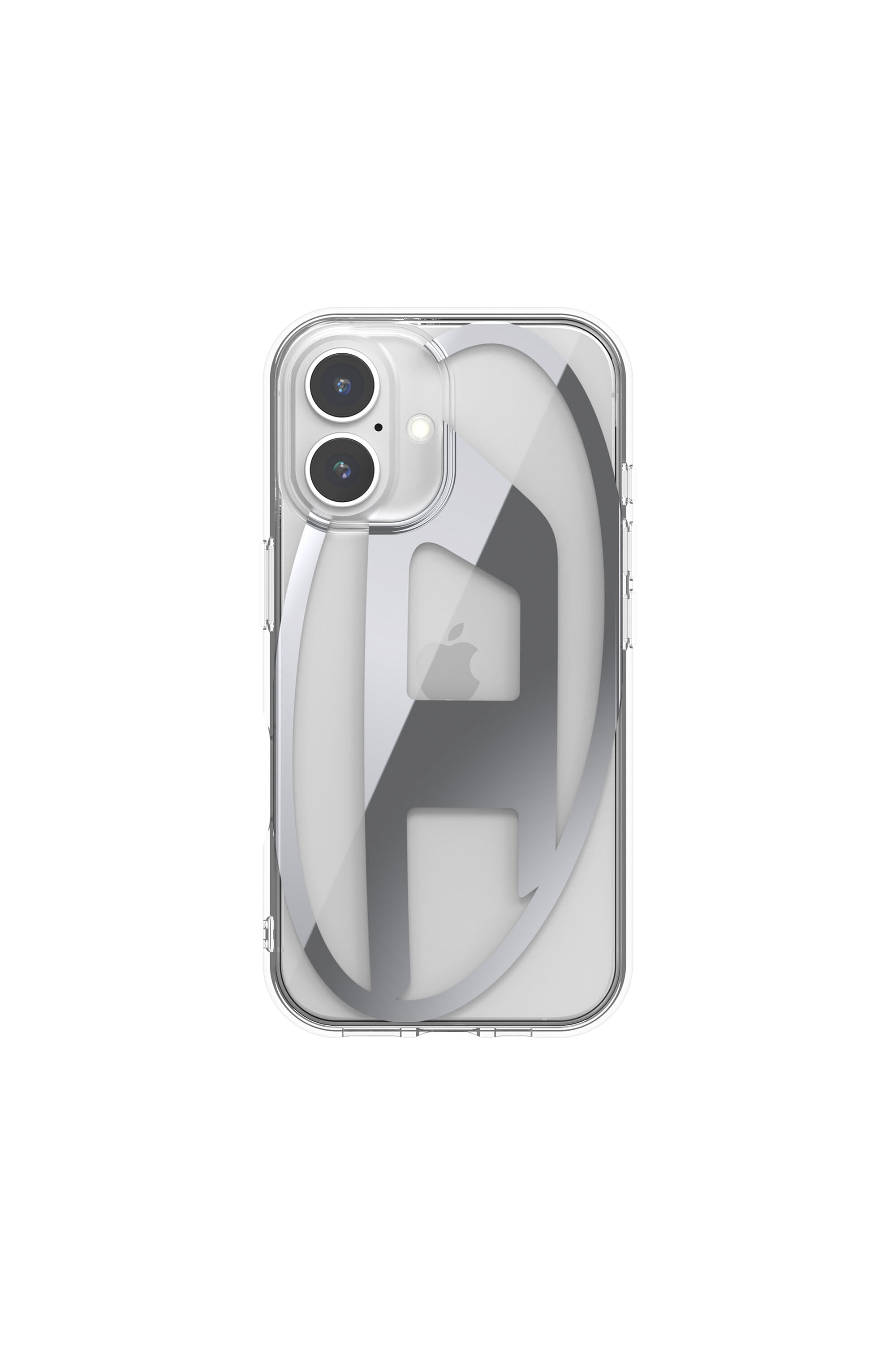 Diesel - 60139 AOP CASE, Unisex Oval D Mirror Case for iP 16 in Silber - 3
