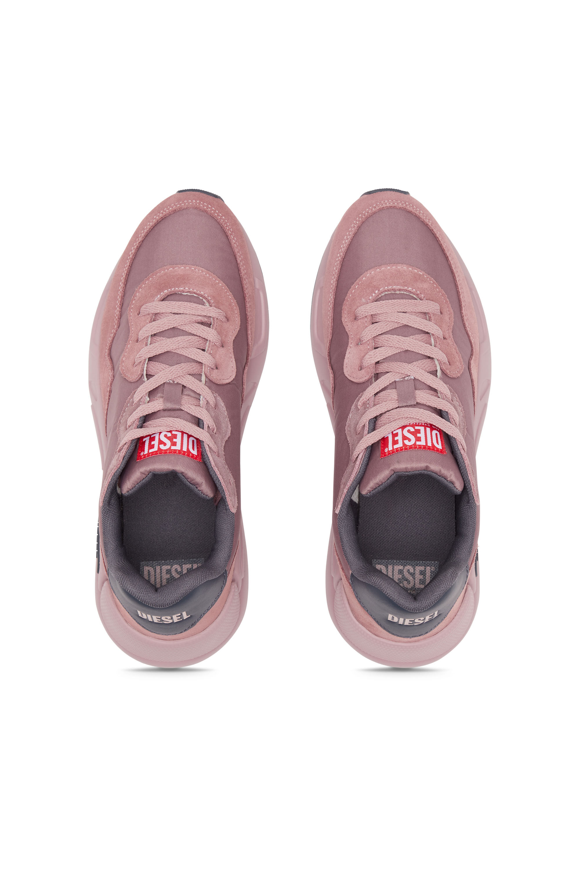 Diesel - S-SERENDIPITY LIGHT W, Damen S-Serendipity Light W - Sneakers mit Konturenbahnen in Rosa - 4