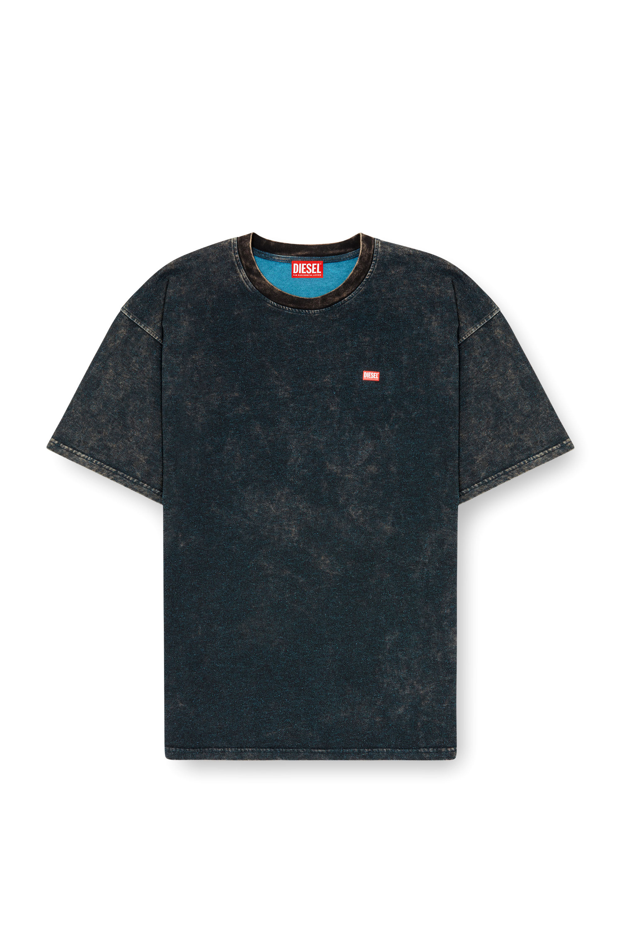Diesel - T-BOXT-T4, Herren T-Shirt aus Vanisé-Jersey mit Logo in Schwarz - 2