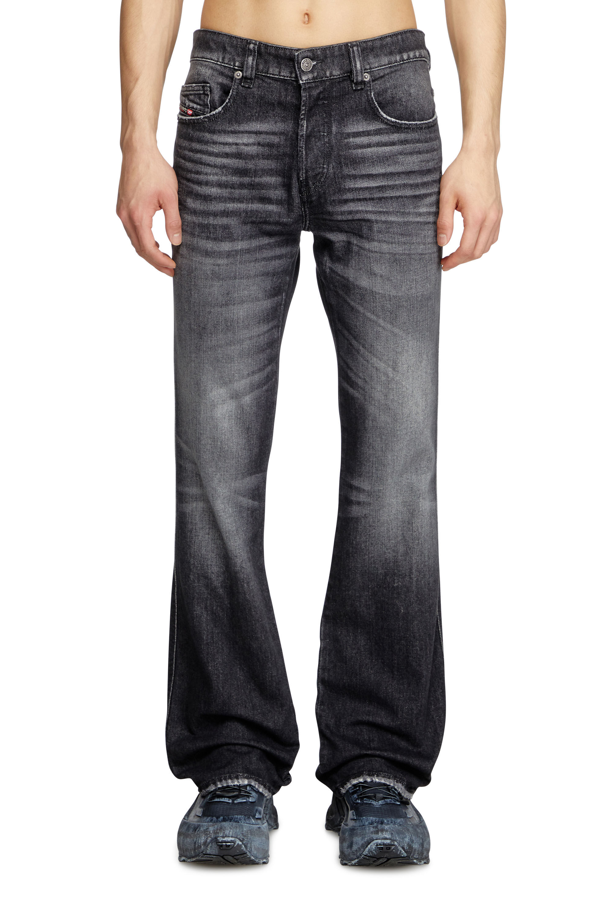 Diesel - Herren Bootcut Jeans 1998 D-Buck 09L50, Schwarz/Dunkelgrau - 3