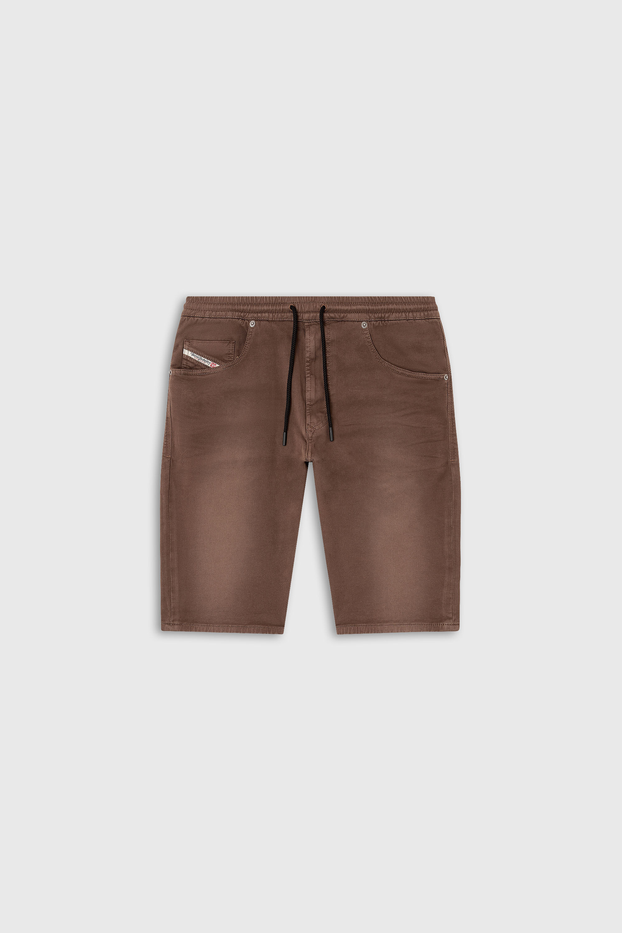 Diesel - 2033 D-KROOLEY-SHORT JOGG, Herren Chinoshorts aus JoggJeans in Braun - 2