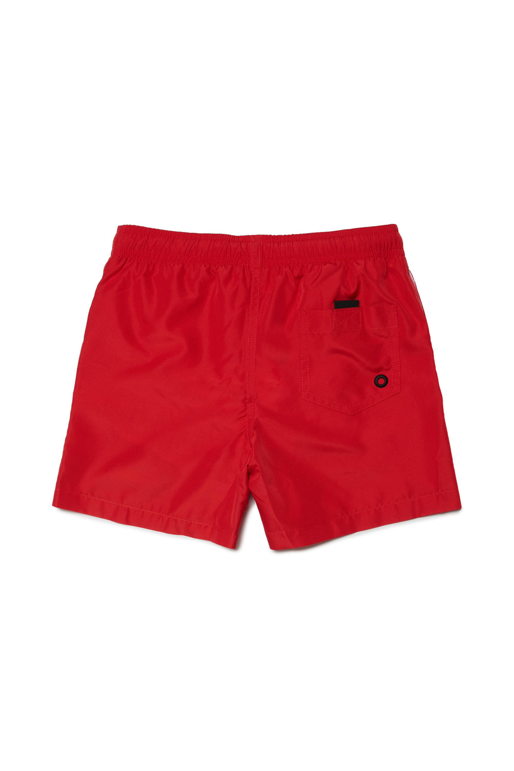 Diesel - MGIULLO, Man Swim shorts with maxi logo in Red - Image 2