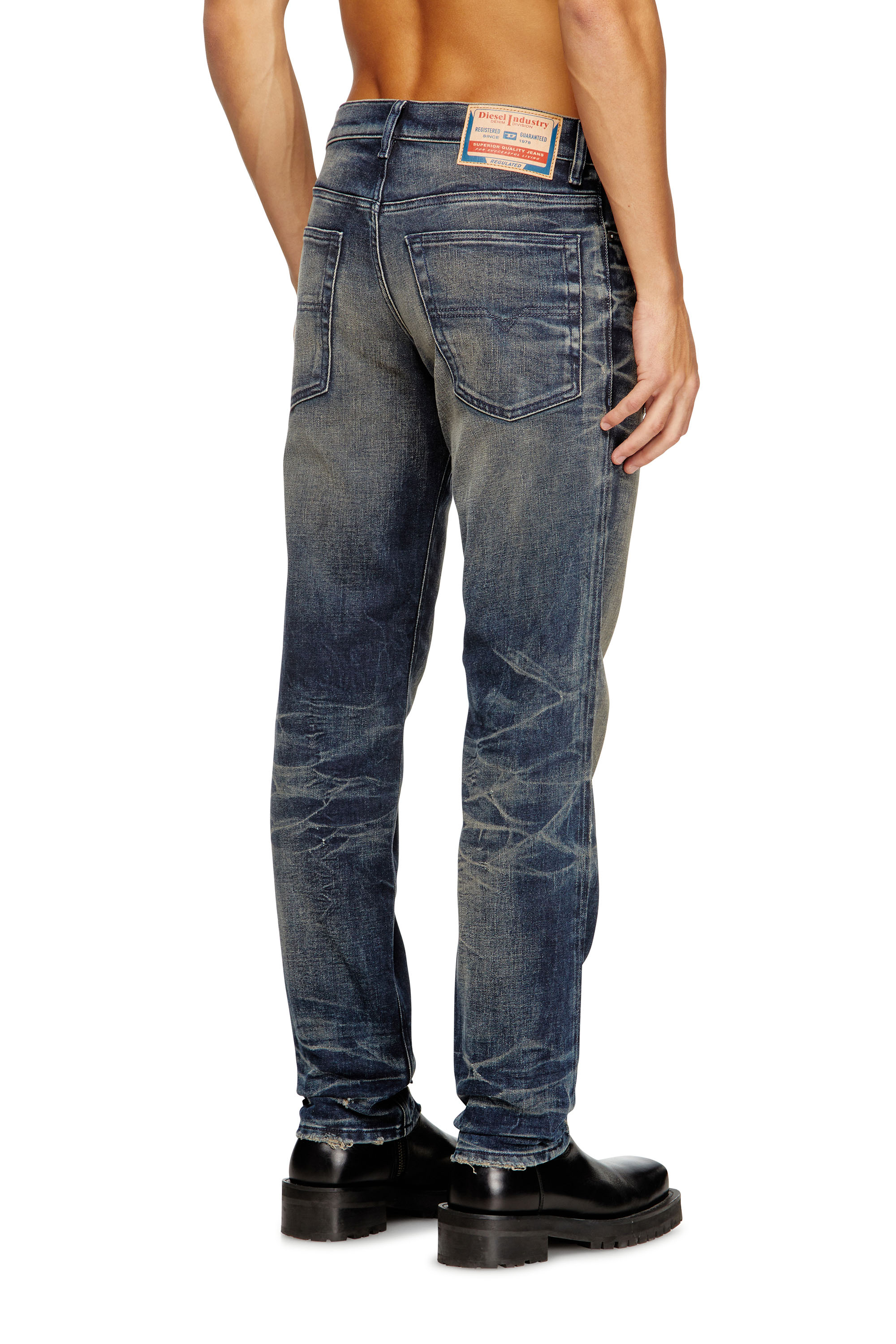 Diesel - Herren Regular Jeans 2023 D-Finitive 09M46, Dunkelblau - 4